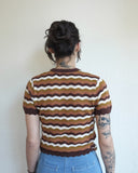 Stay Knitted Top, Brown