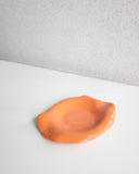 Small Oyster Dish, Orange