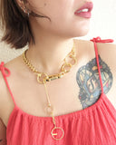 Cecile Necklace, Gold