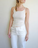 Ribbed Tank, Off White