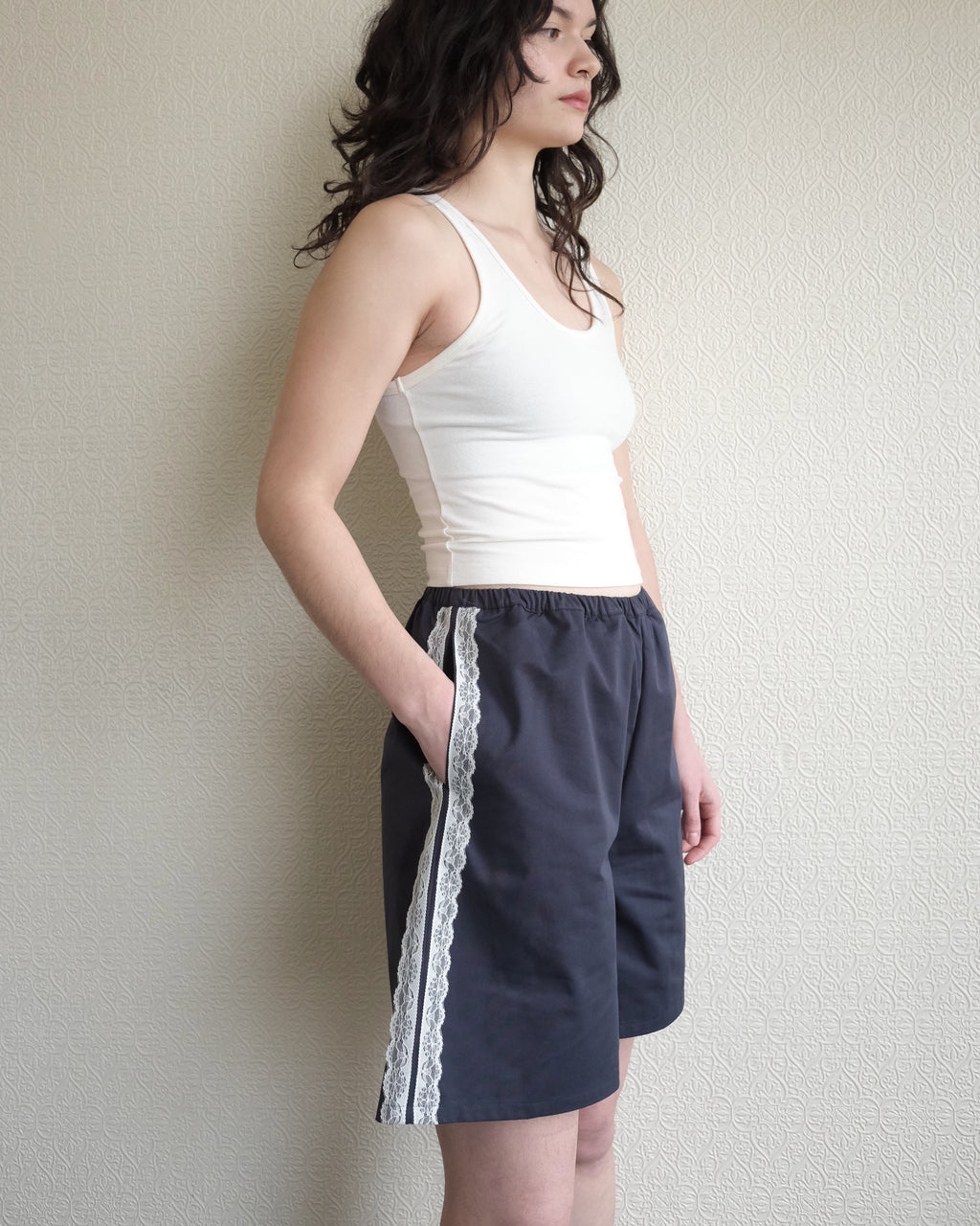 Sporty Tank, Washed White