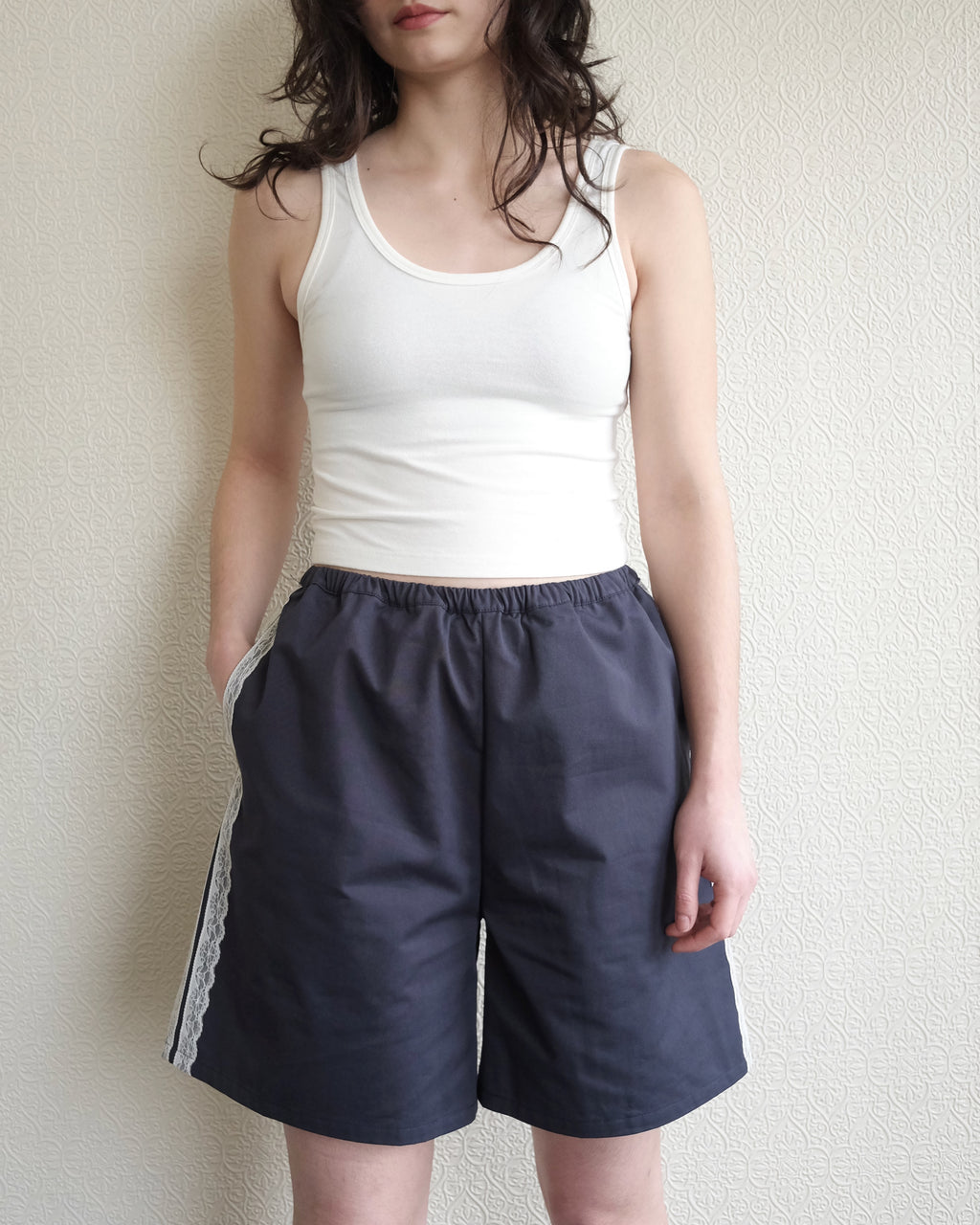 Sporty Tank, Washed White