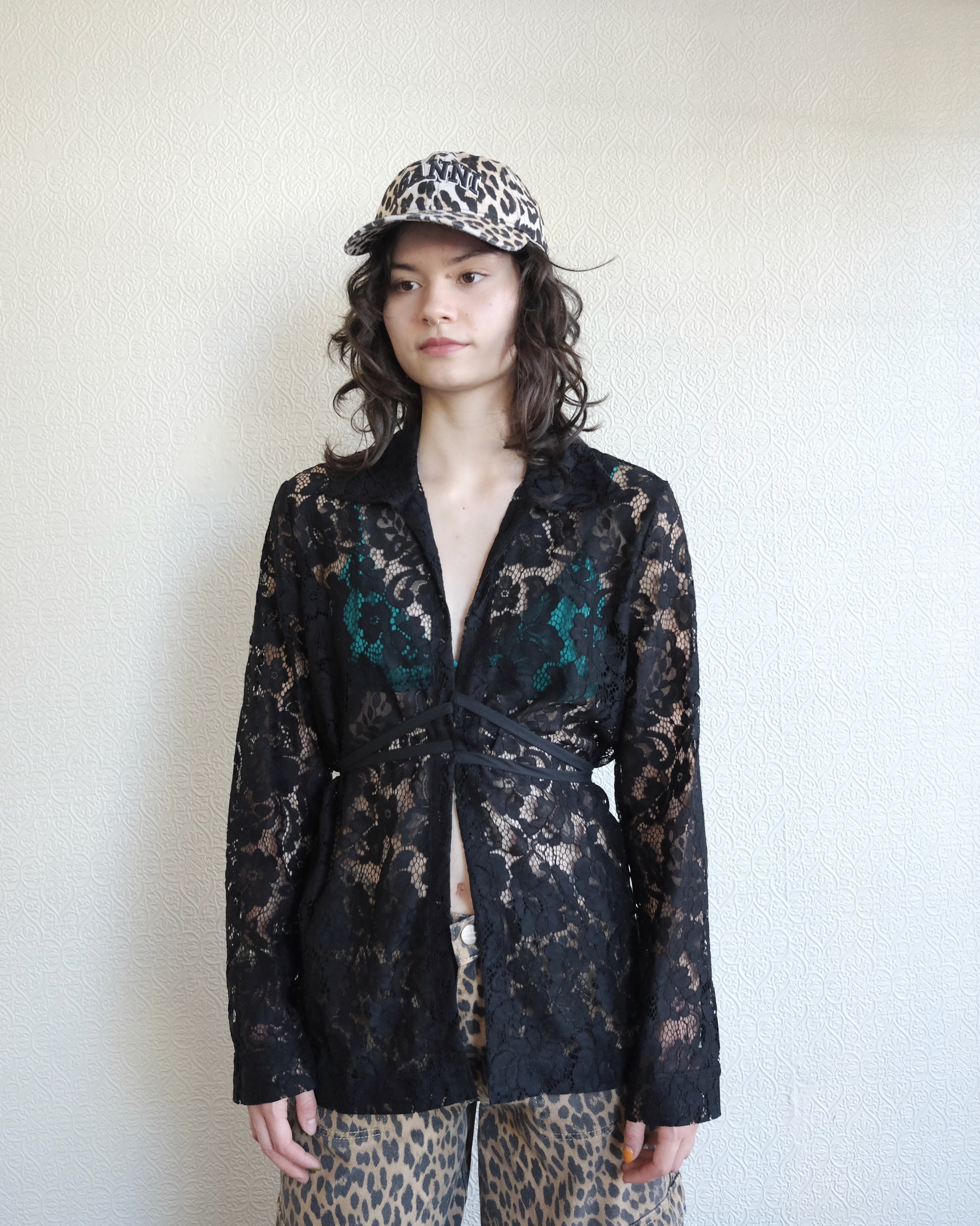 Revel Top, Black Lanai Lace