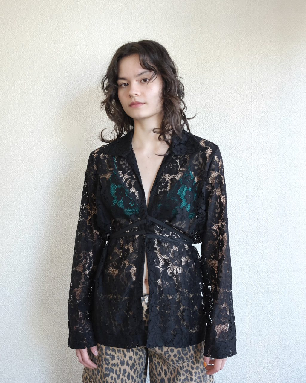Revel Top, Black Lanai Lace
