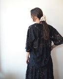 Romeo Top, Black Lace