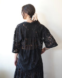 Romeo Top, Black Lace