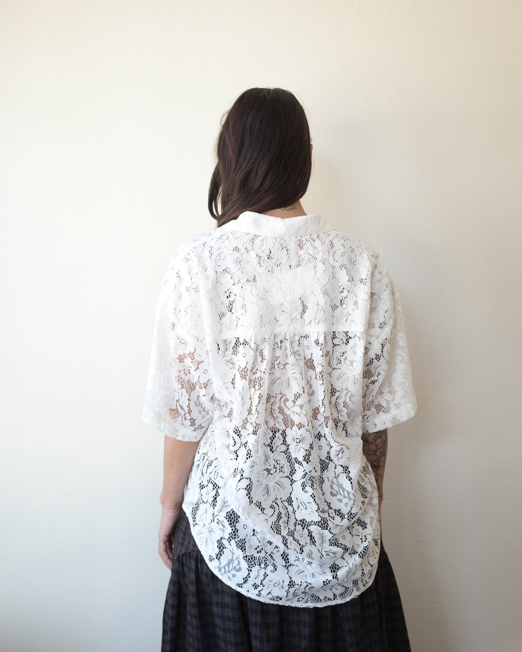 Romeo Top, Lanai White Lace