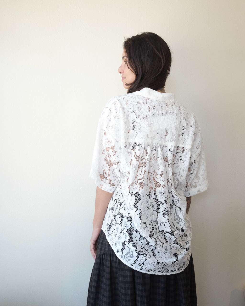 Romeo Top, Lanai White Lace