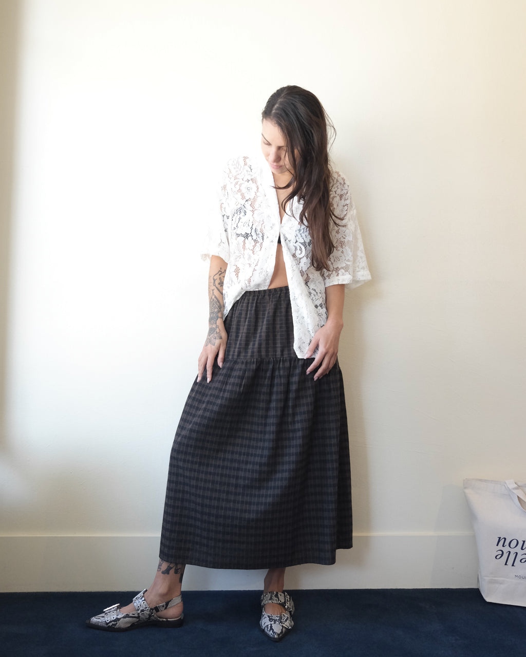 Romeo Top, Lanai White Lace