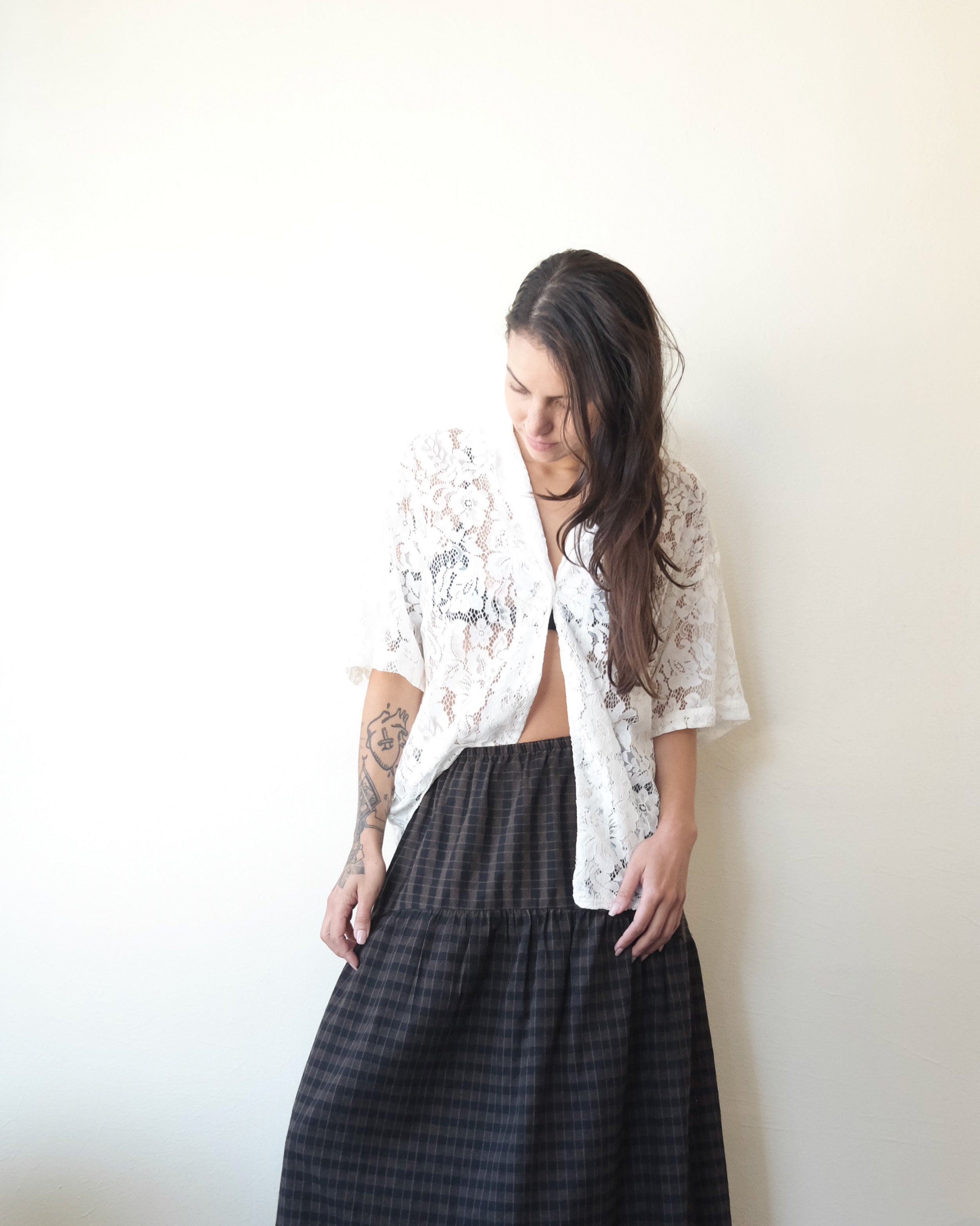 Romeo Top, Lanai White Lace