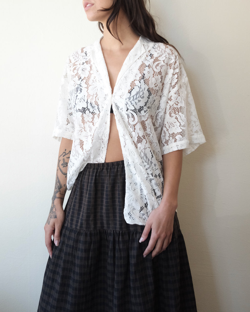 Romeo Top, Lanai White Lace