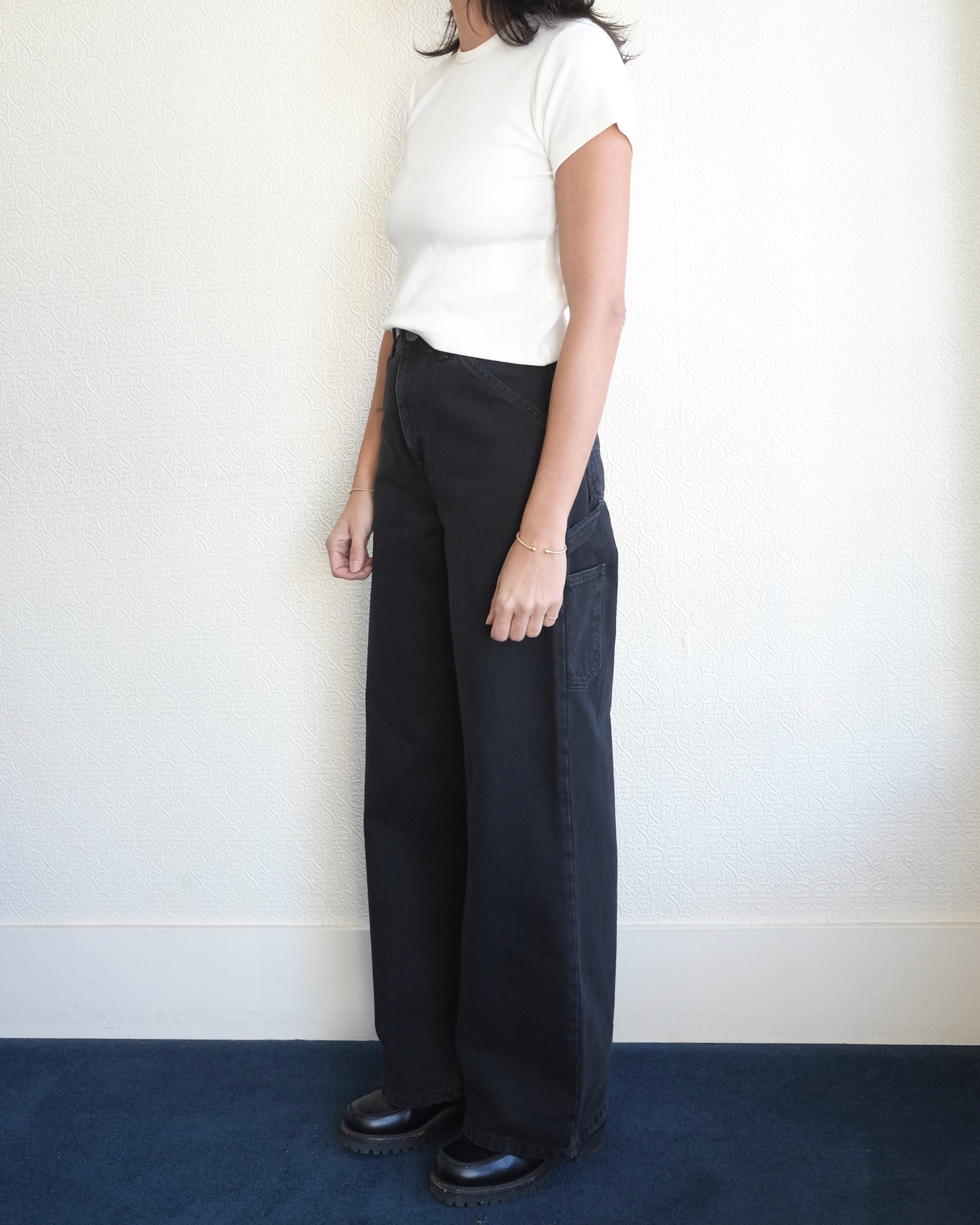 Jens Pant, Stone Dyed Black Denim