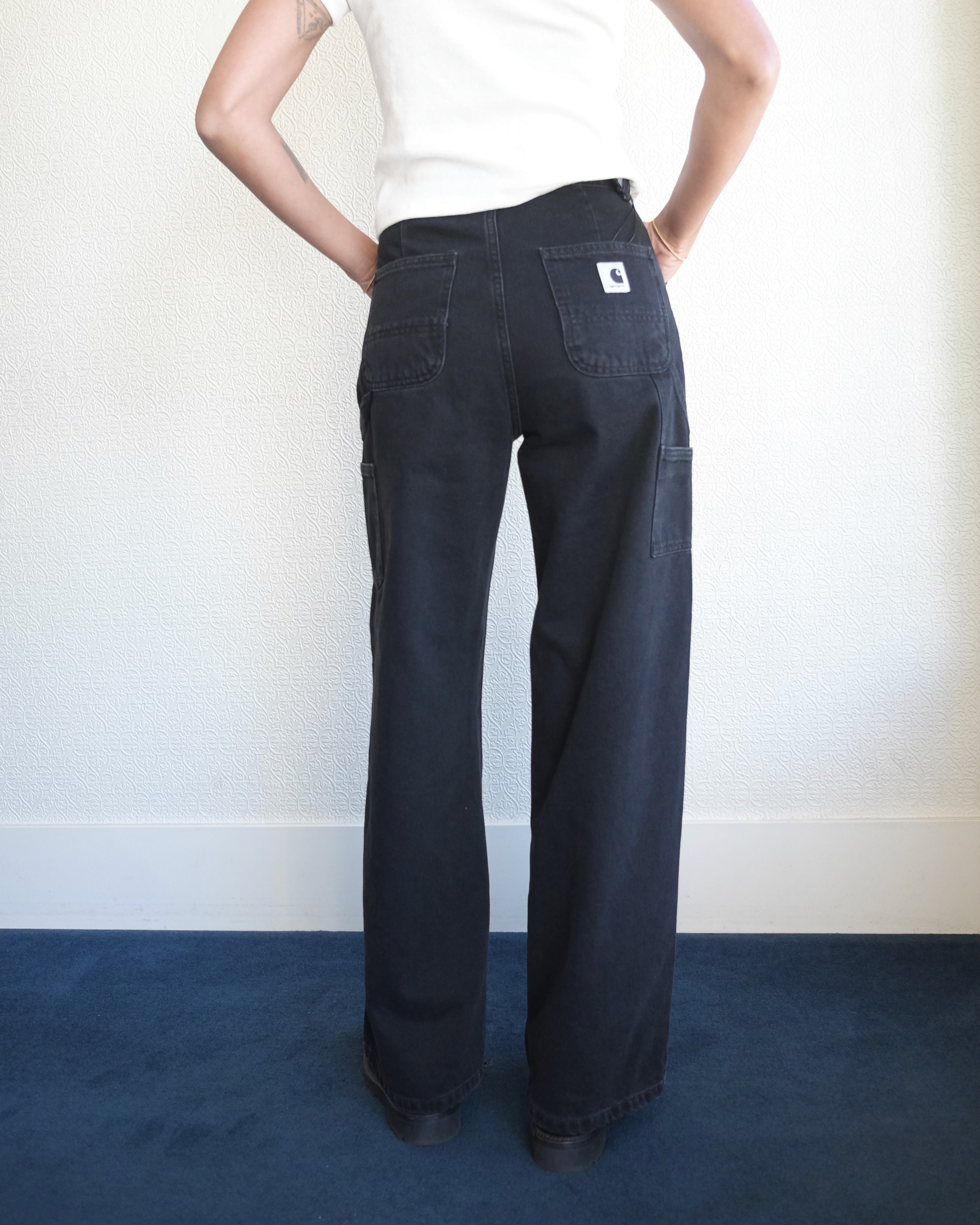 Jens Pant, Stone Dyed Black Denim