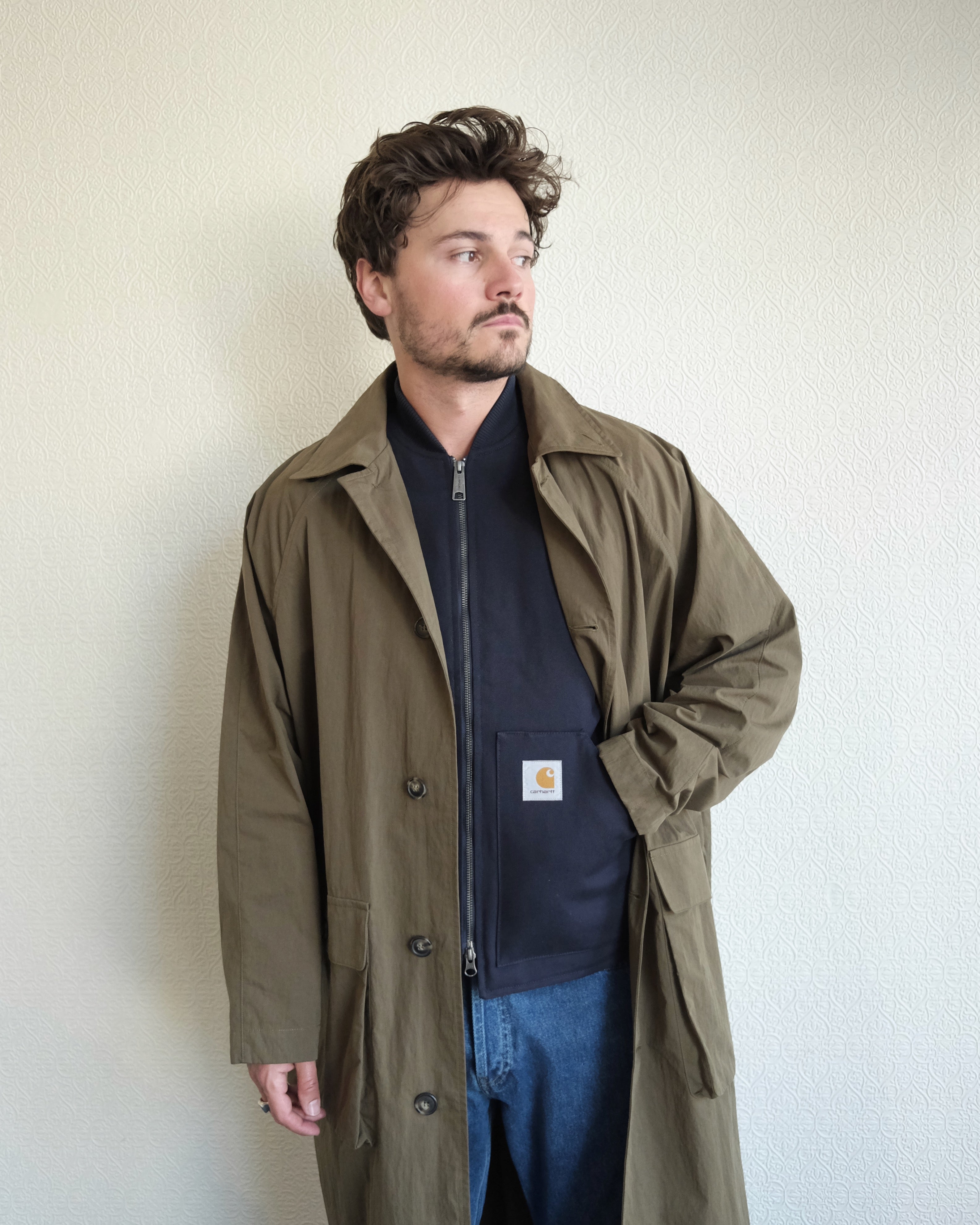 Classic Vest, Dark Navy Rigid