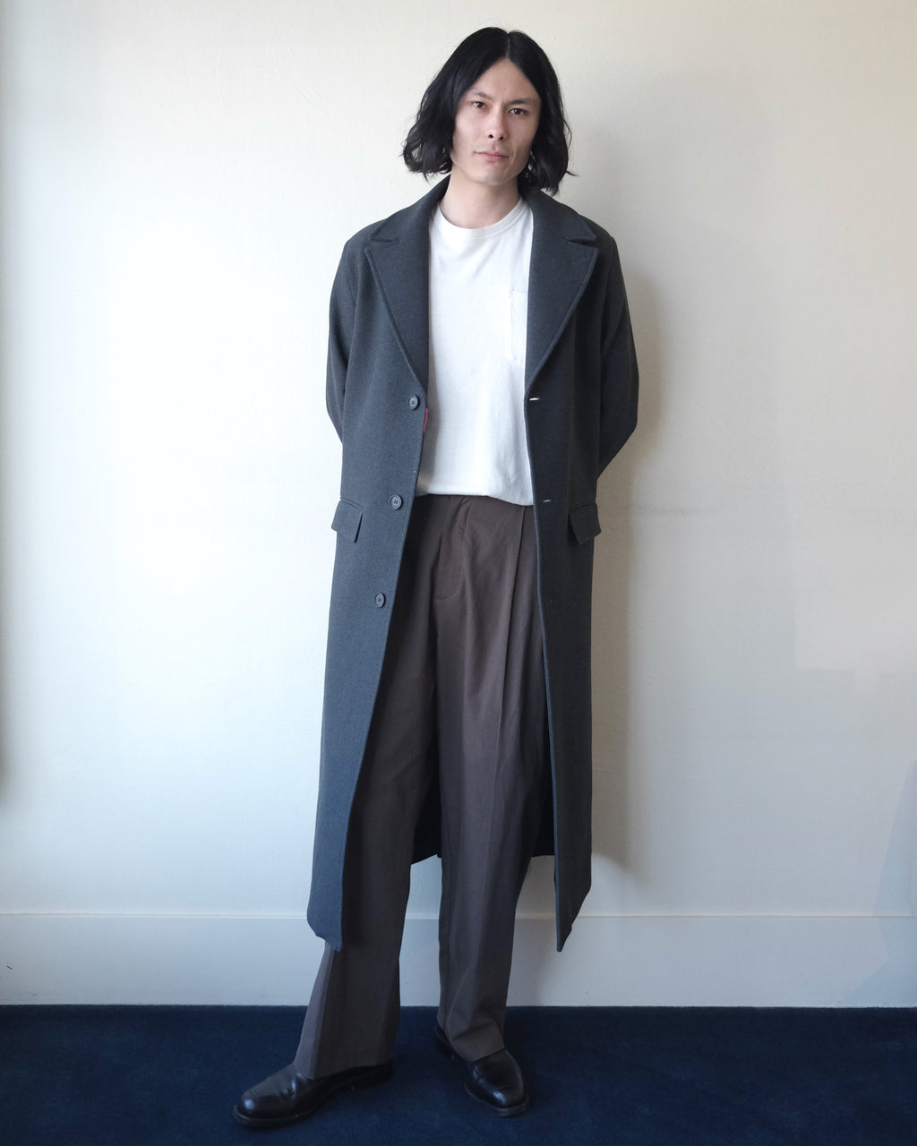 Colombo Coat, Licorice Wool