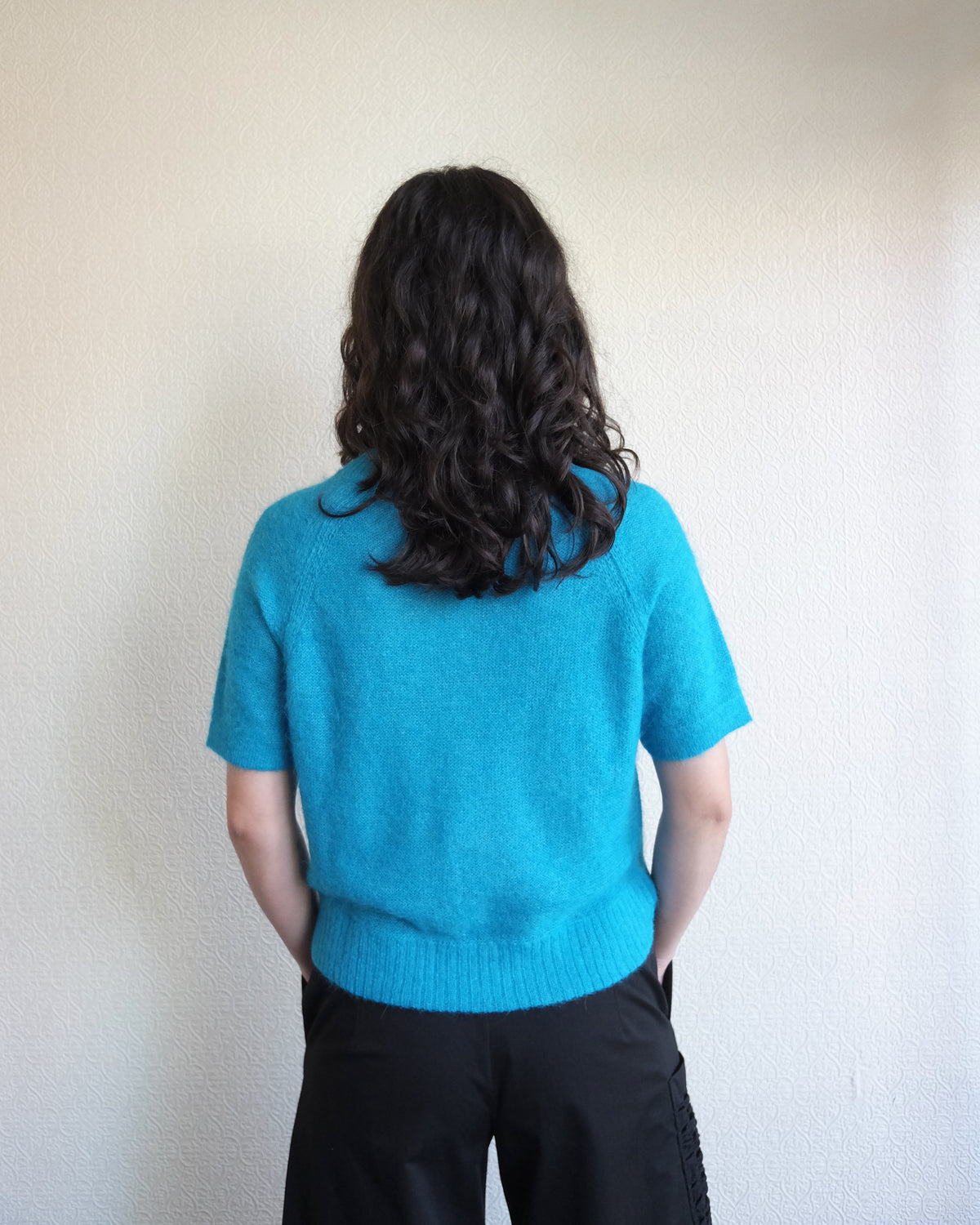 Hari Sweater Tee, Teal