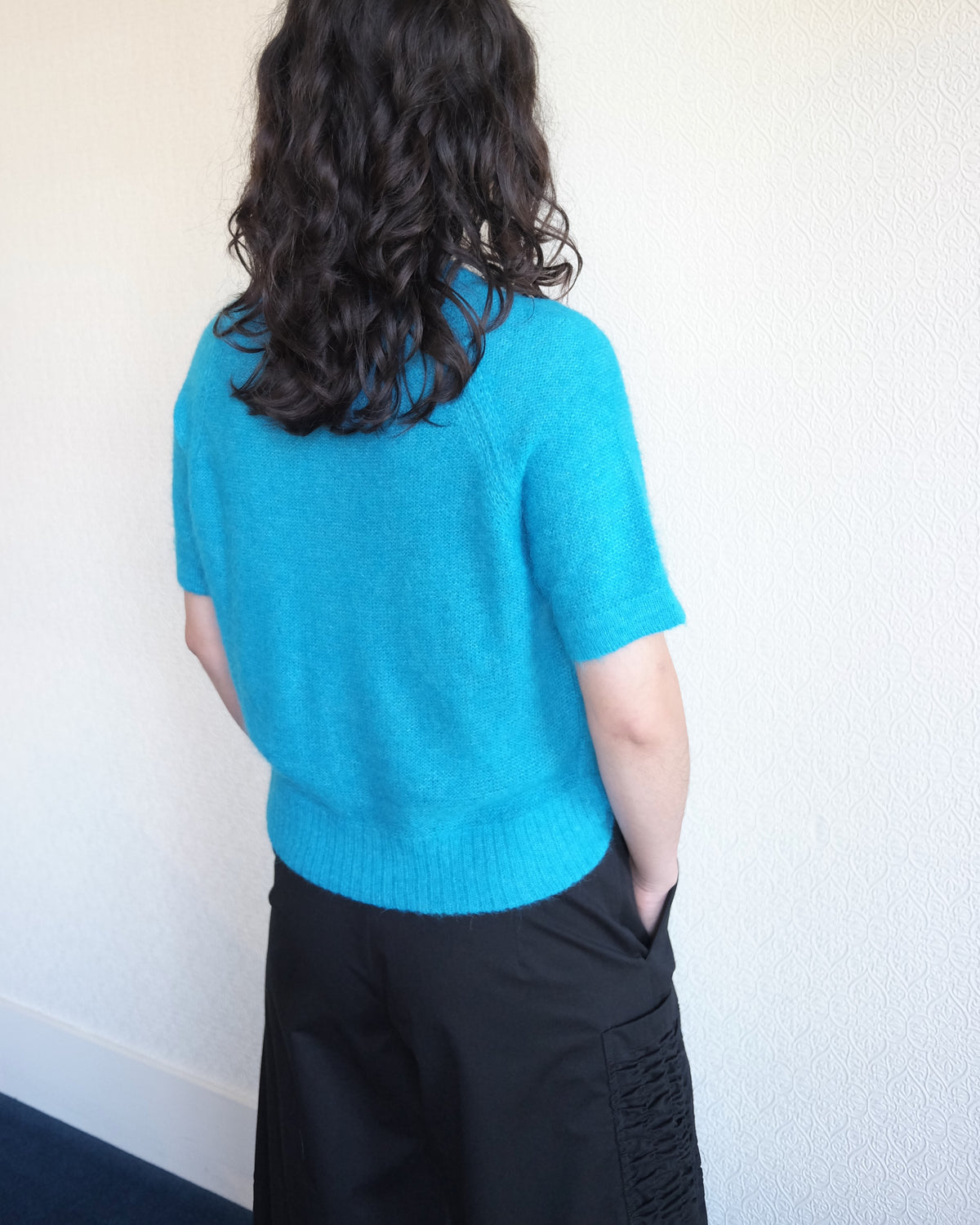 Hari Sweater Tee, Teal