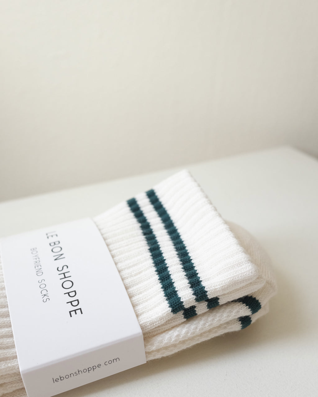 Boyfriend Socks, Parchment