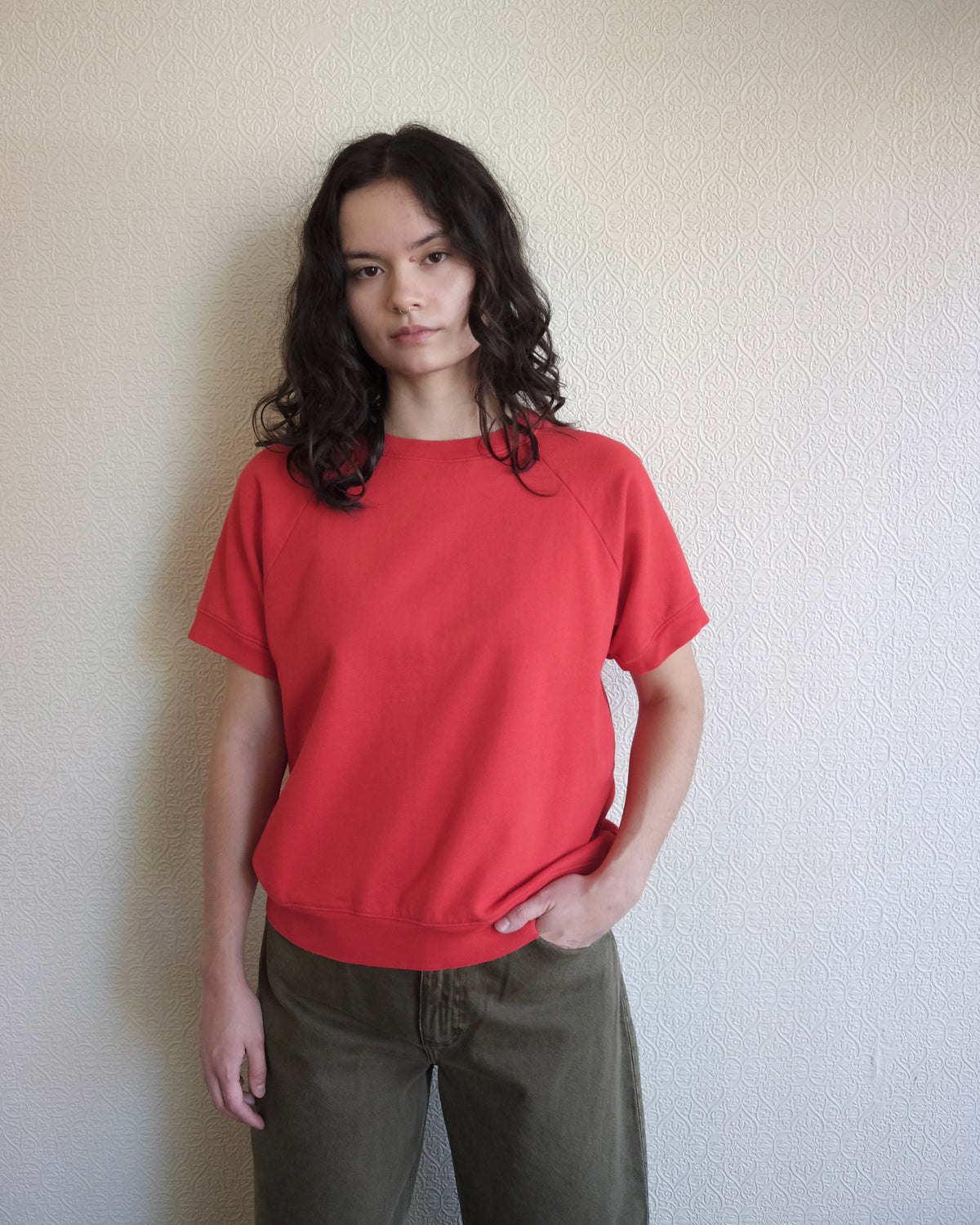 Billi Sweatshirt, Cherry