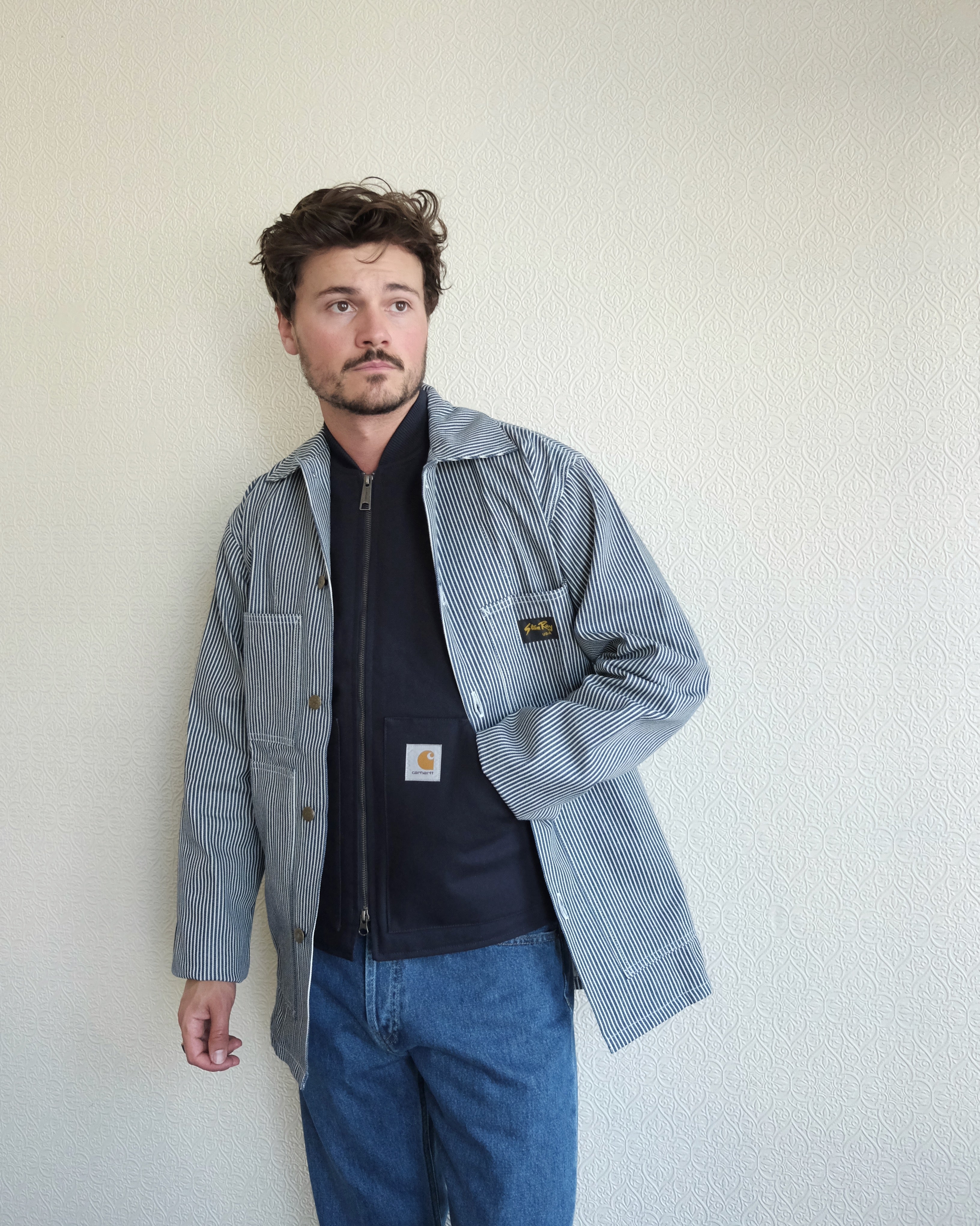 Stan Ray Hickory Stripe Shop Jacket