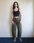 Lido Ankle Jean, Dark Olive