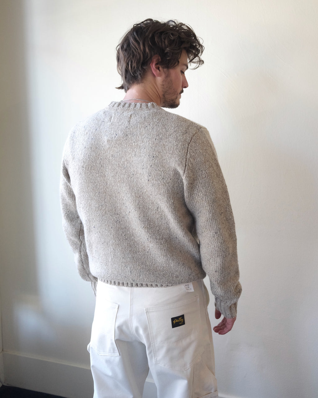 Thick Sweater, Oatmeal Fleck