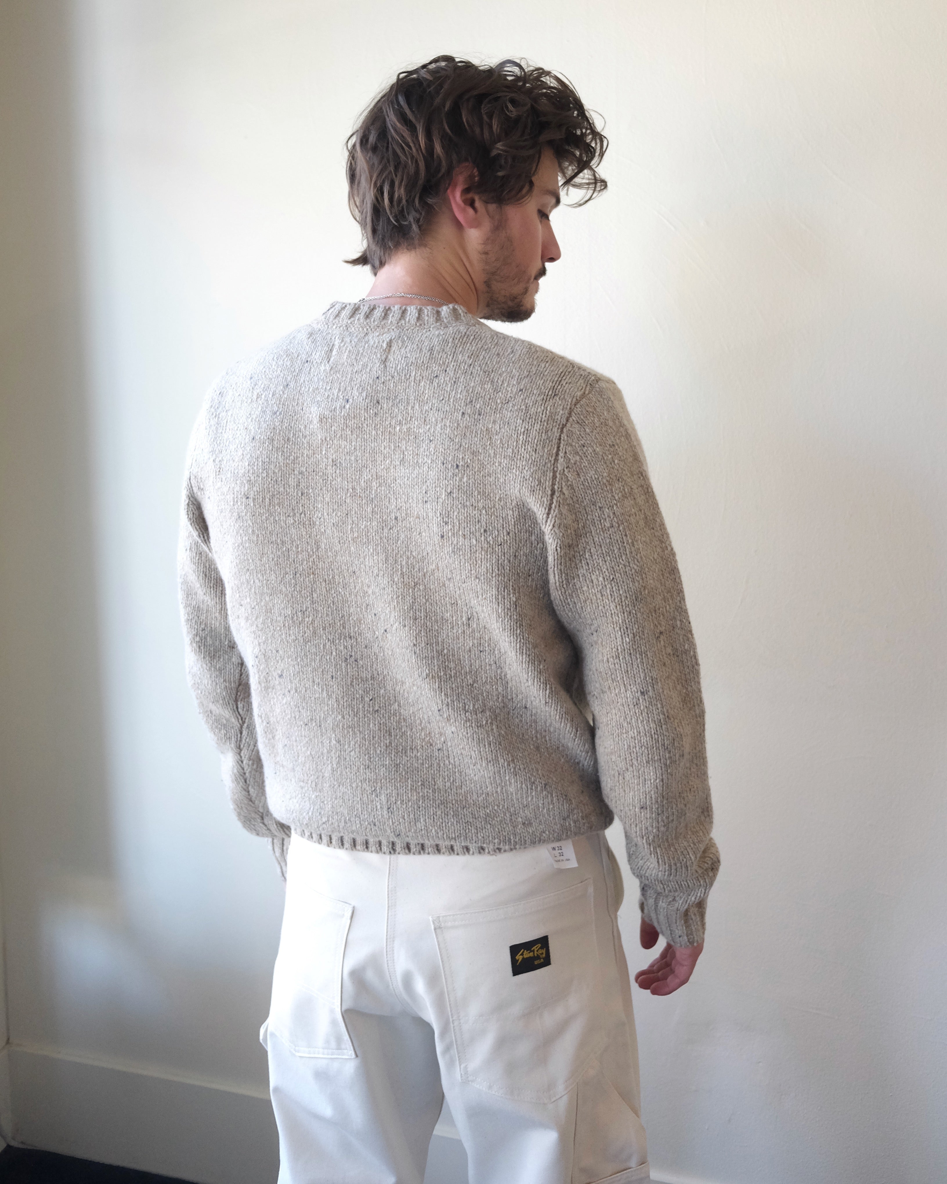 Thick Sweater, Oatmeal Fleck