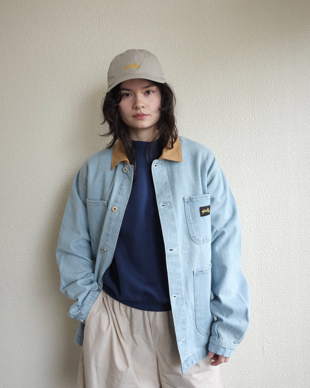 Coverall Jacket, Ice Stone Denim