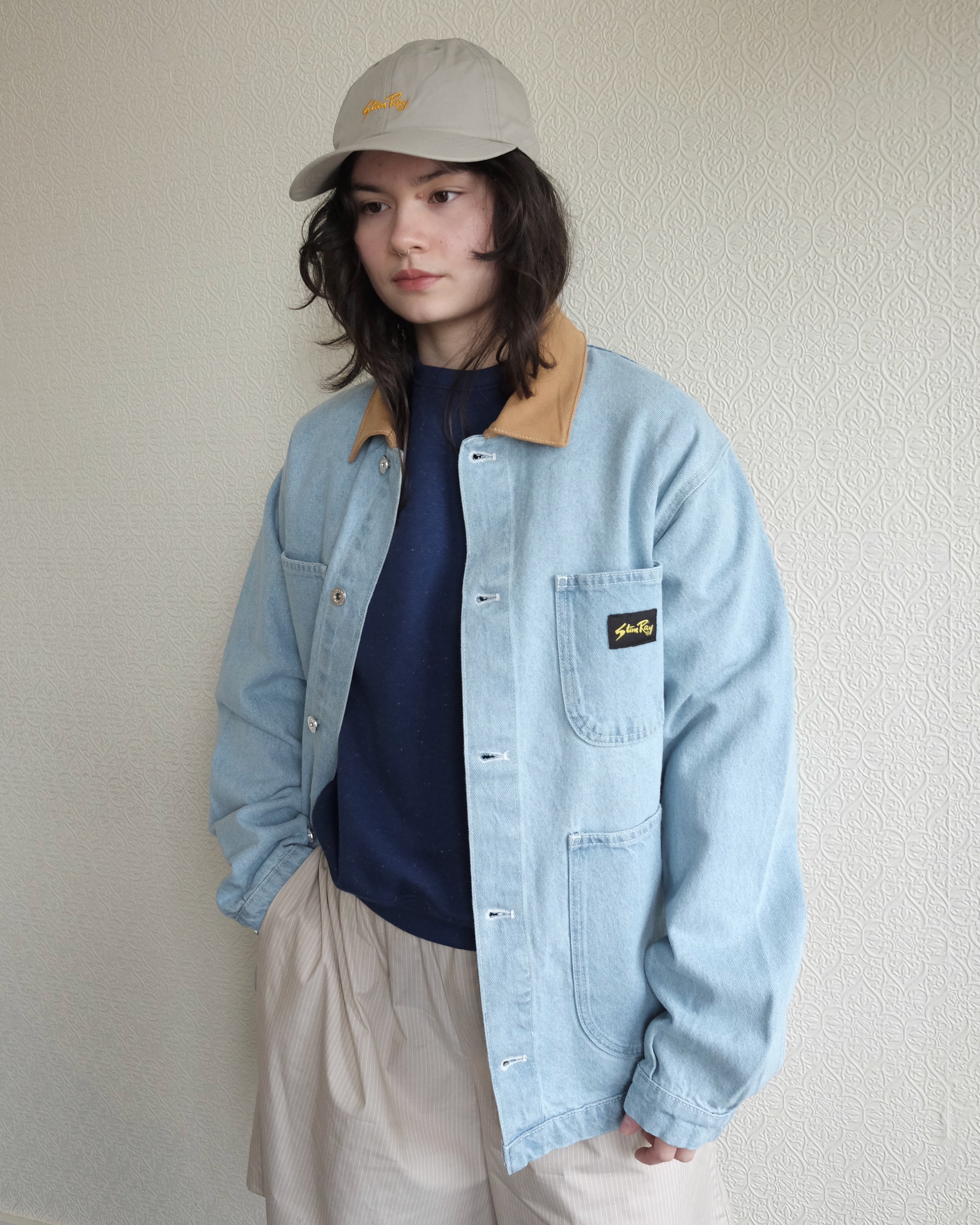 Coverall Jacket, Ice Stone Denim