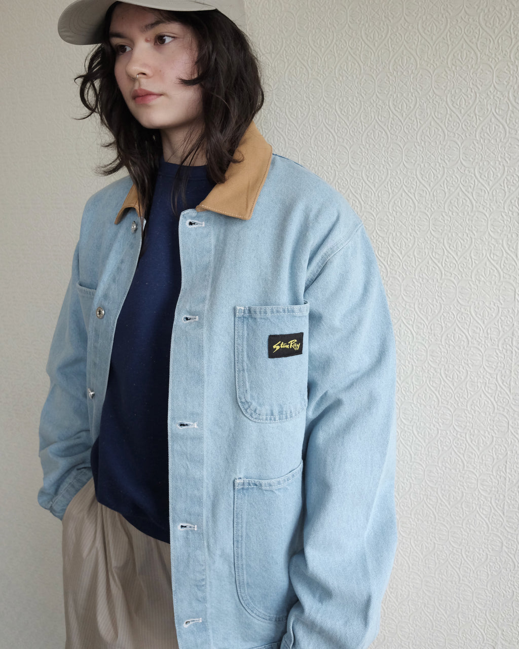 Coverall Jacket, Ice Stone Denim