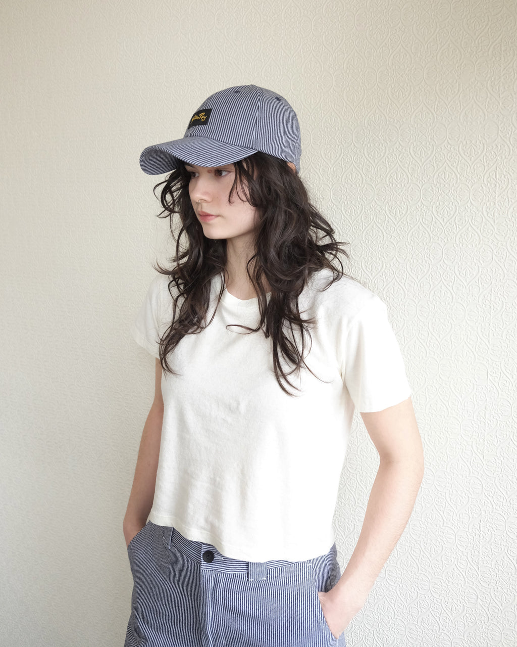 Lorel Cropped Tee, Washed White
