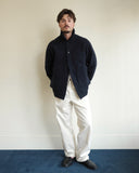 Mantero Jacket, Navy Wool