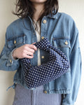Bambi bag, Navy Polka Dot