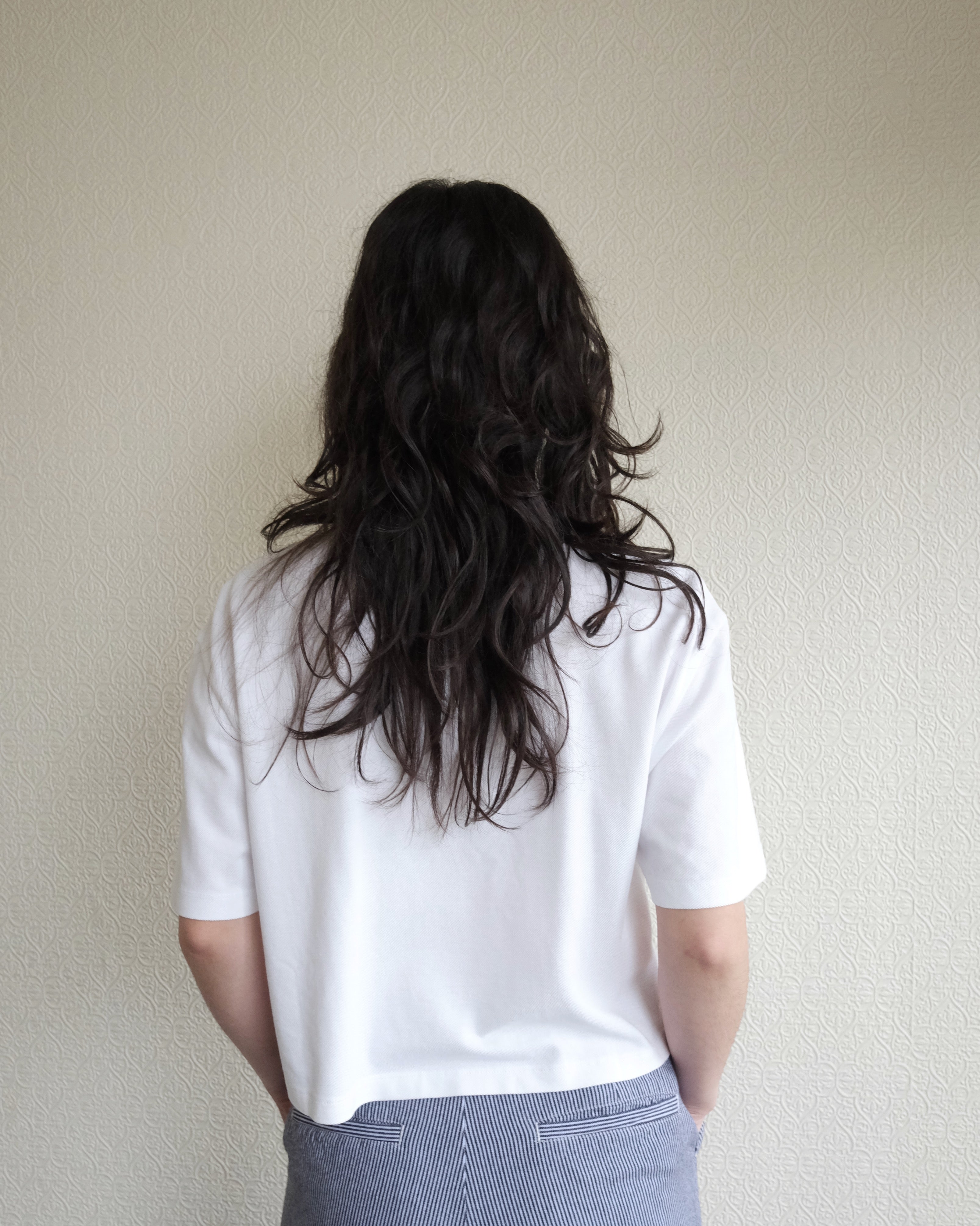 Script Polo Tee, White