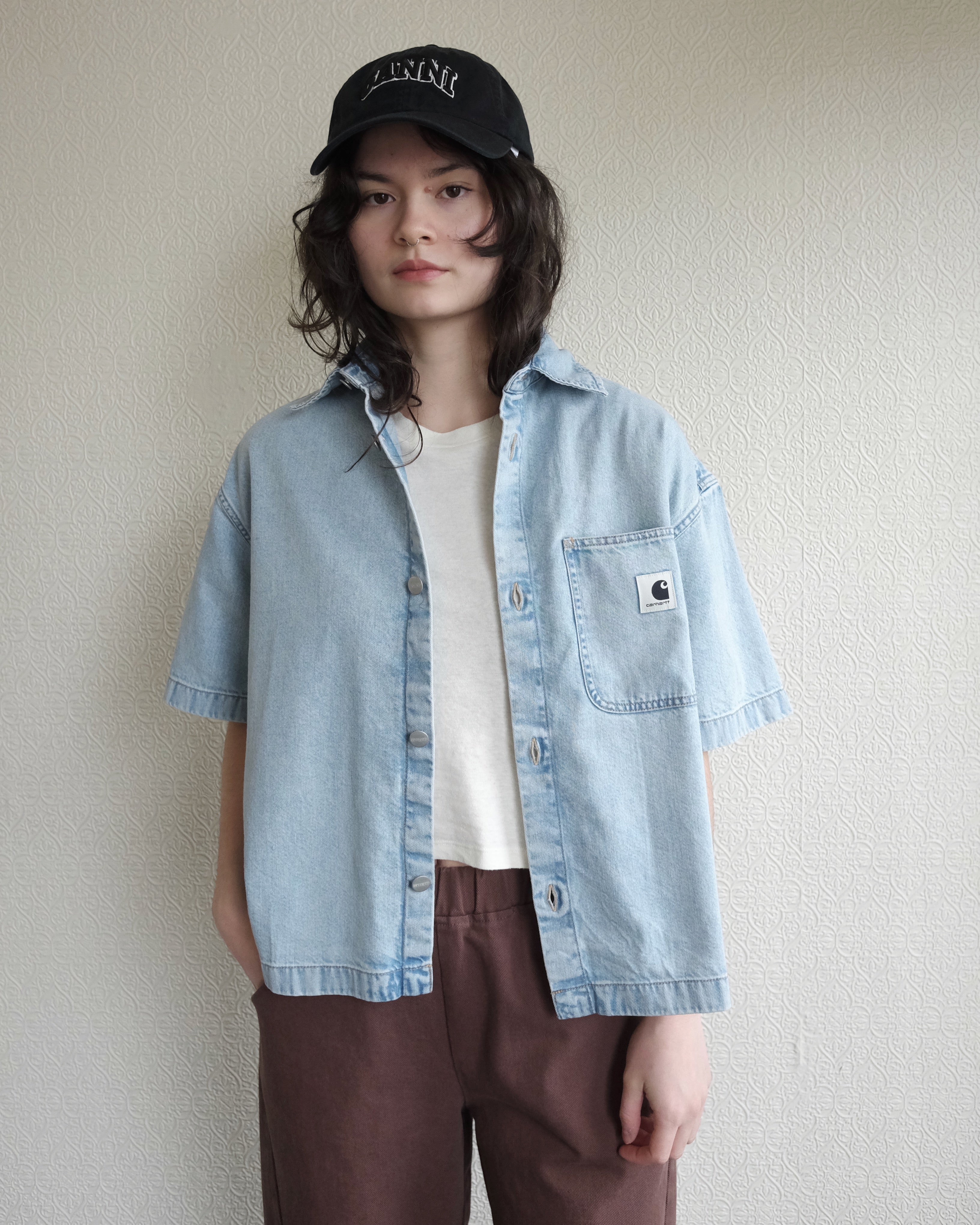 Lovilia Shirt, Stone Bleached