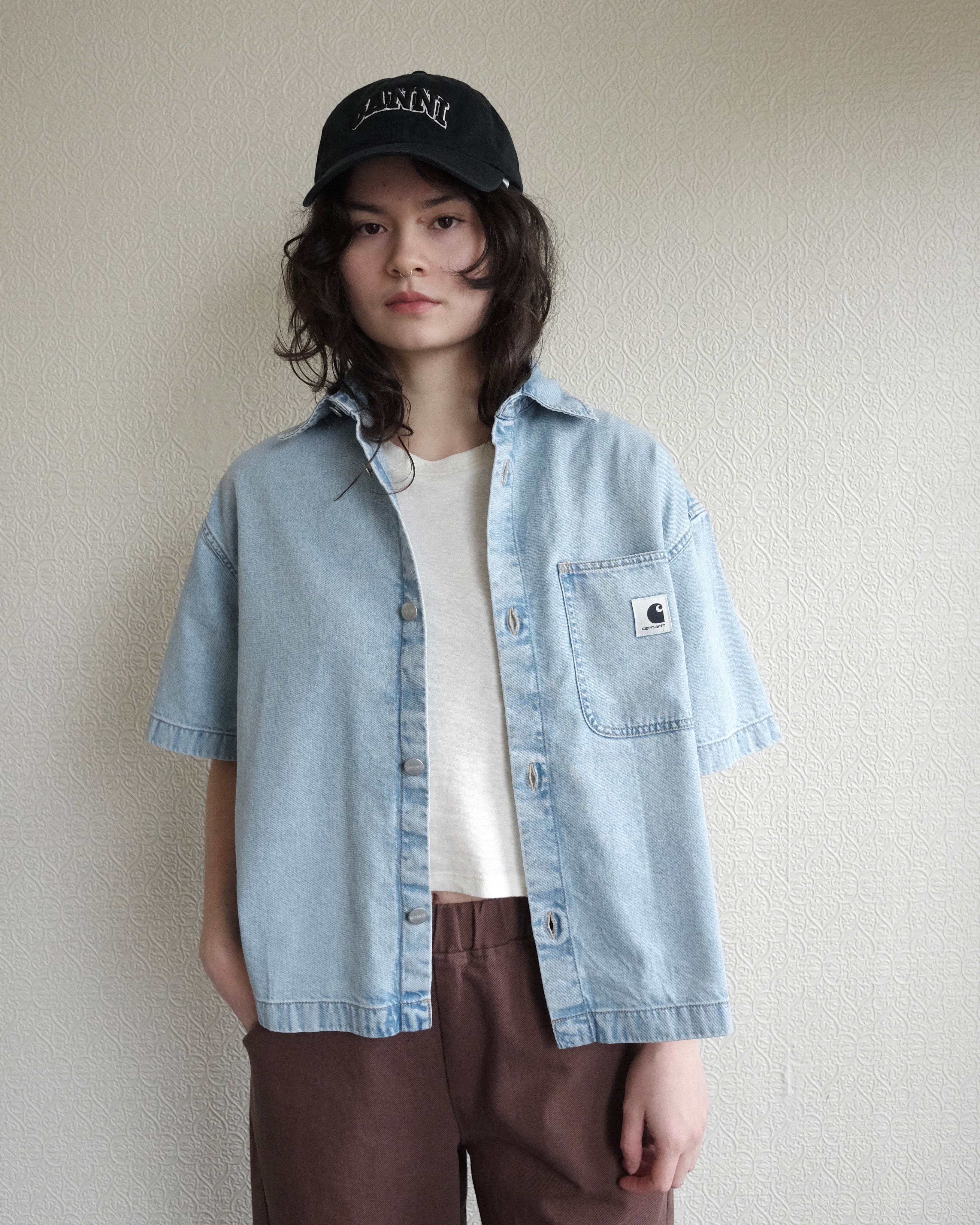 Lovilia Shirt, Stone Bleached