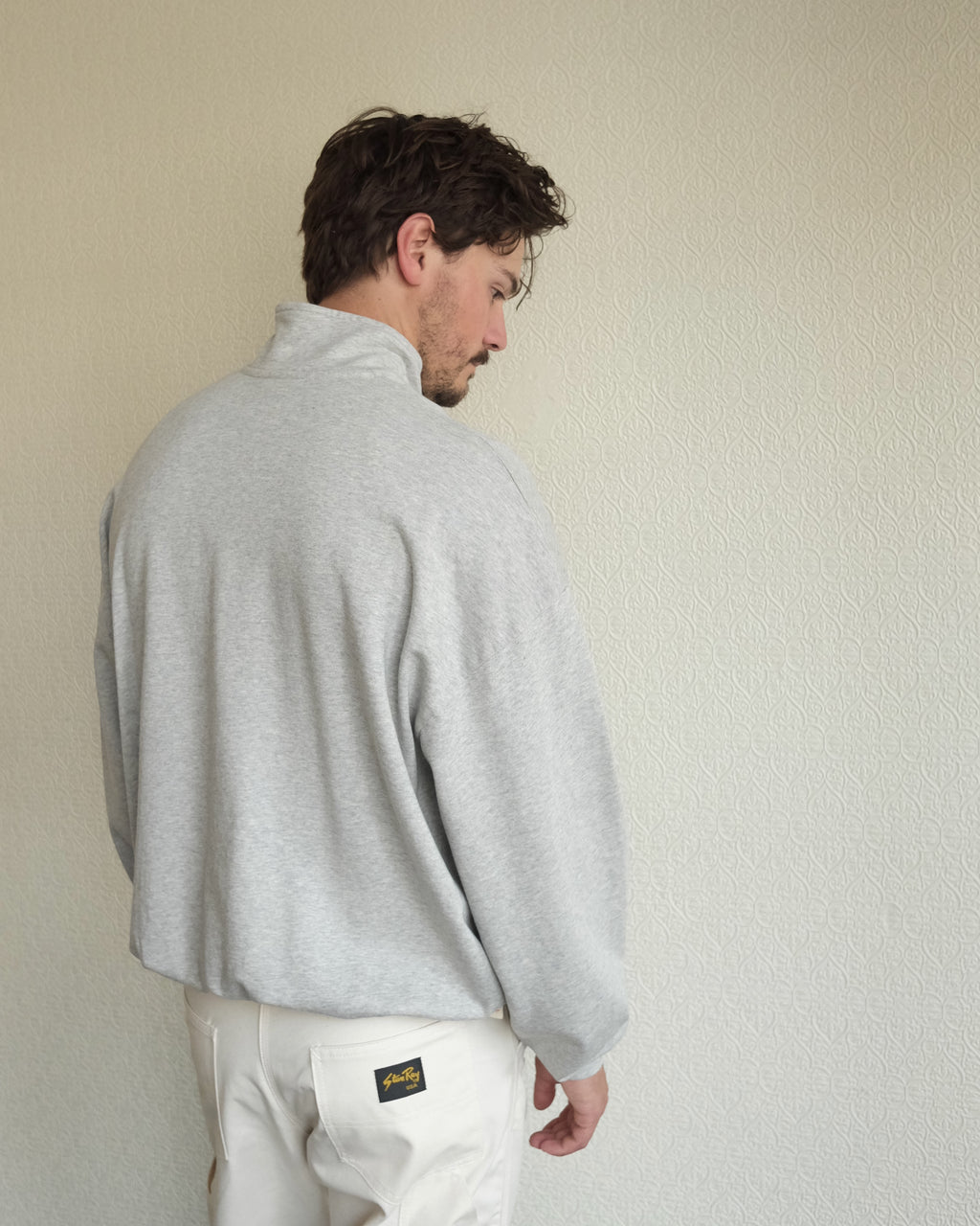 Raposo Quarter Zip, Grey