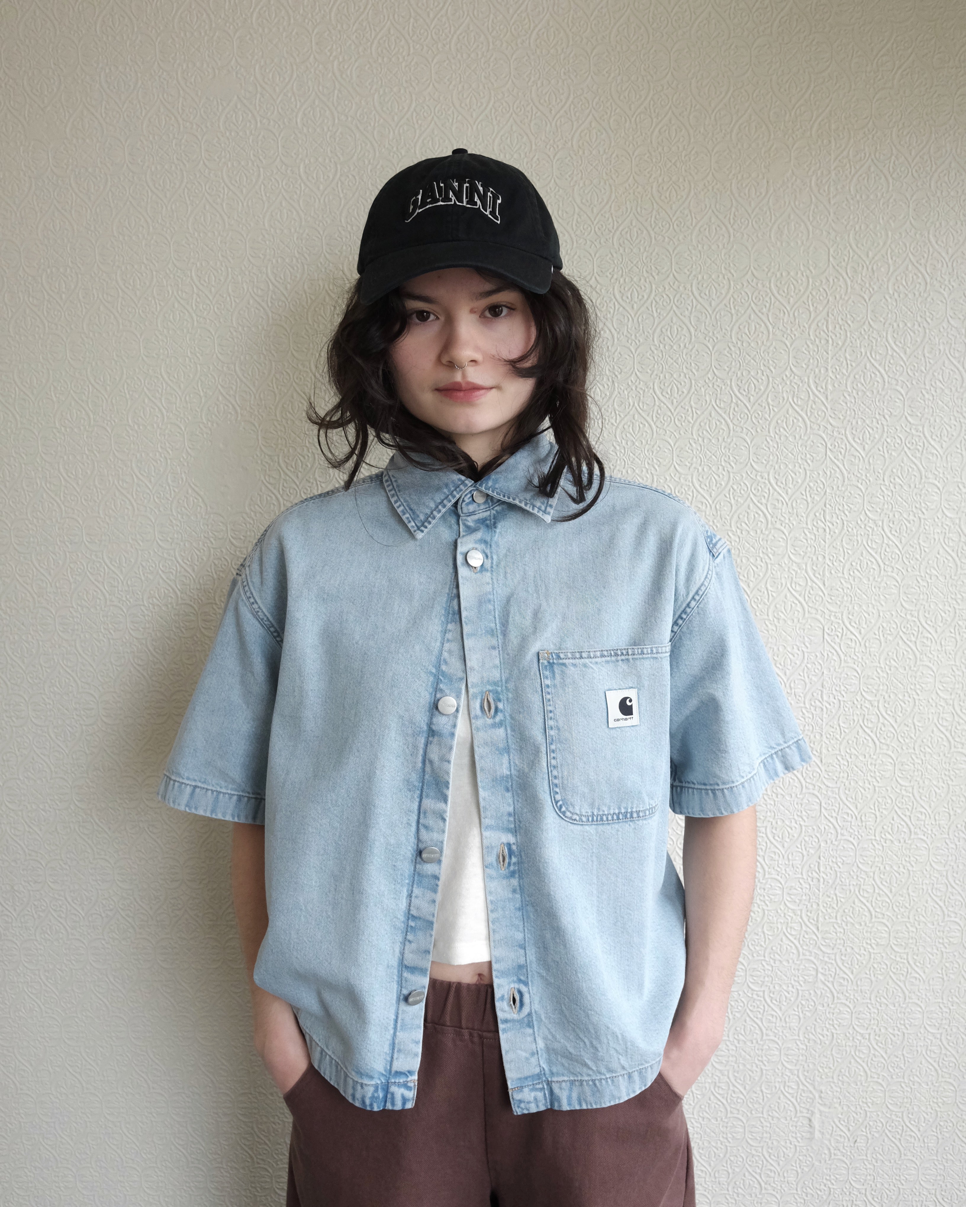 Lovilia Shirt, Stone Bleached