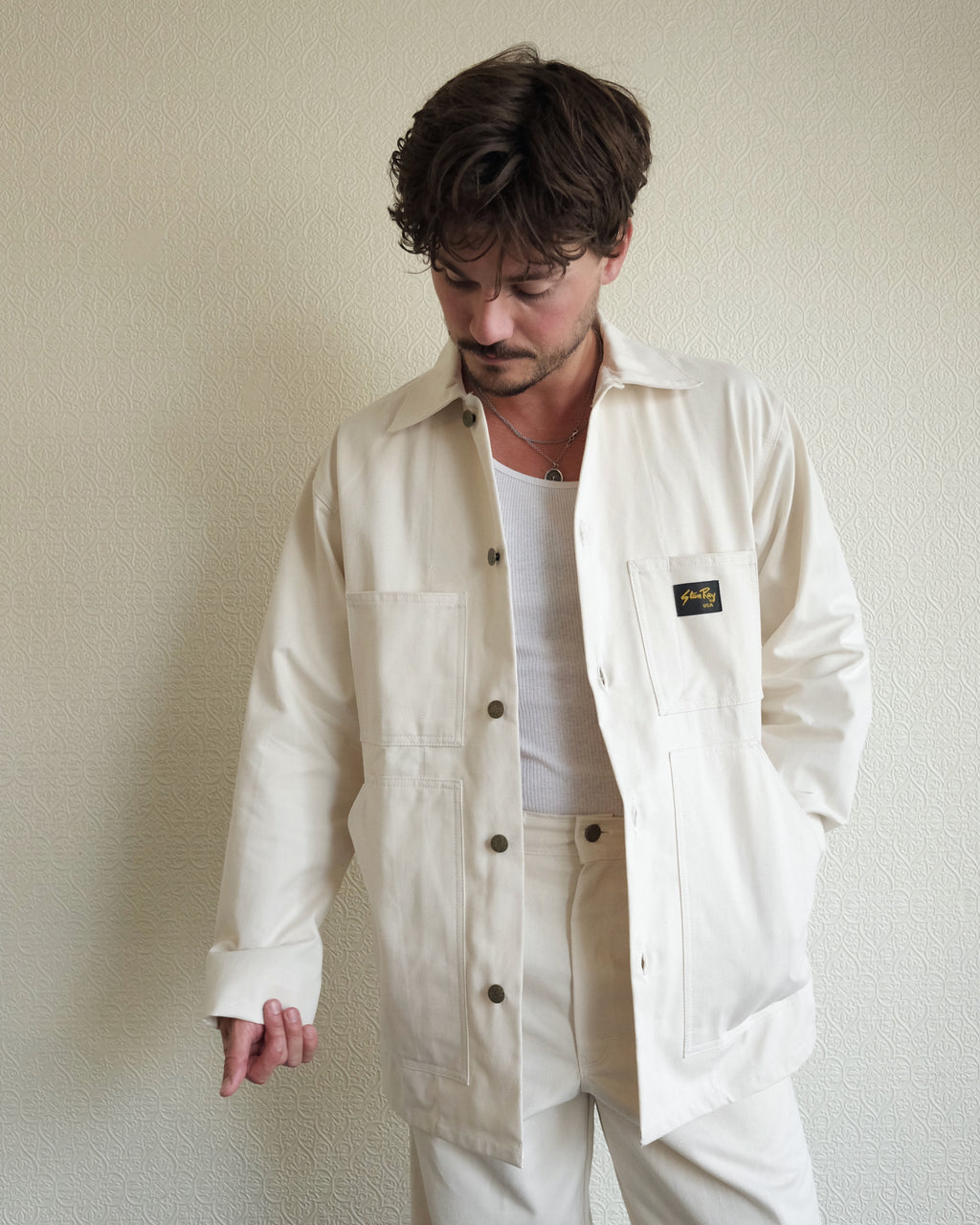 Stan Ray Natural Drill Shop Jacket