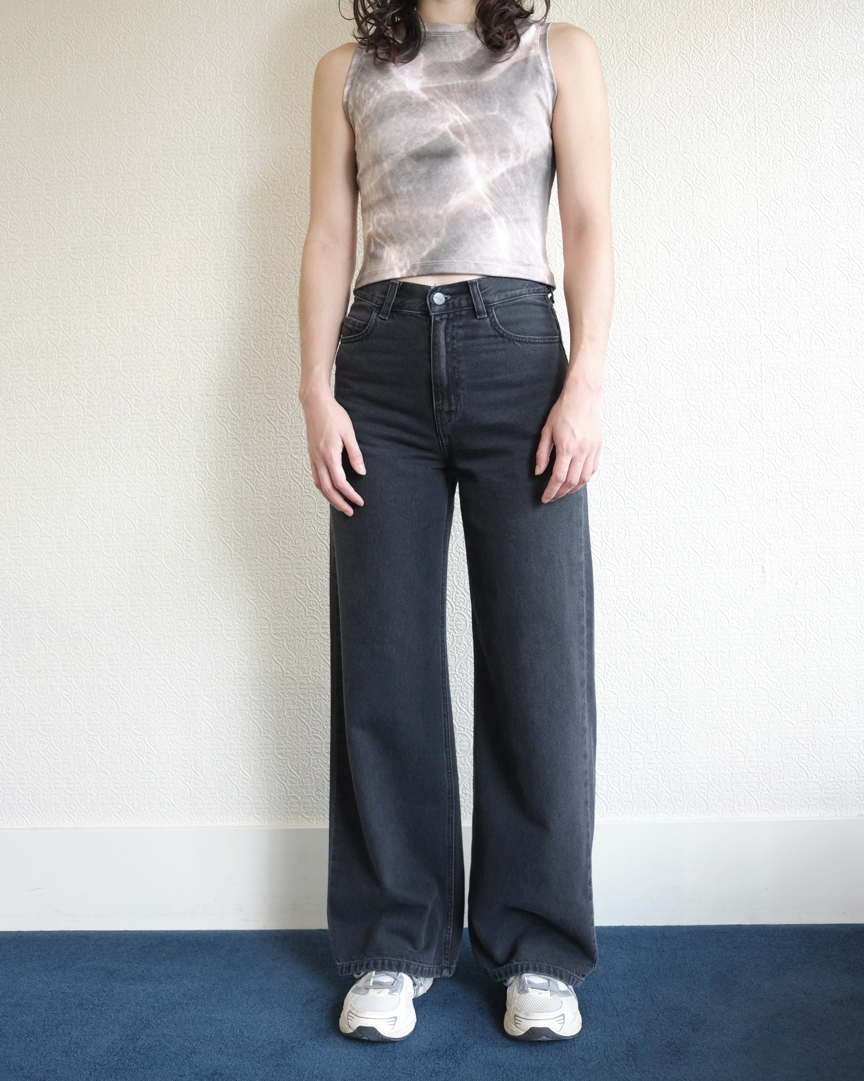 Jane Pant, Black Heavy Stone Wash