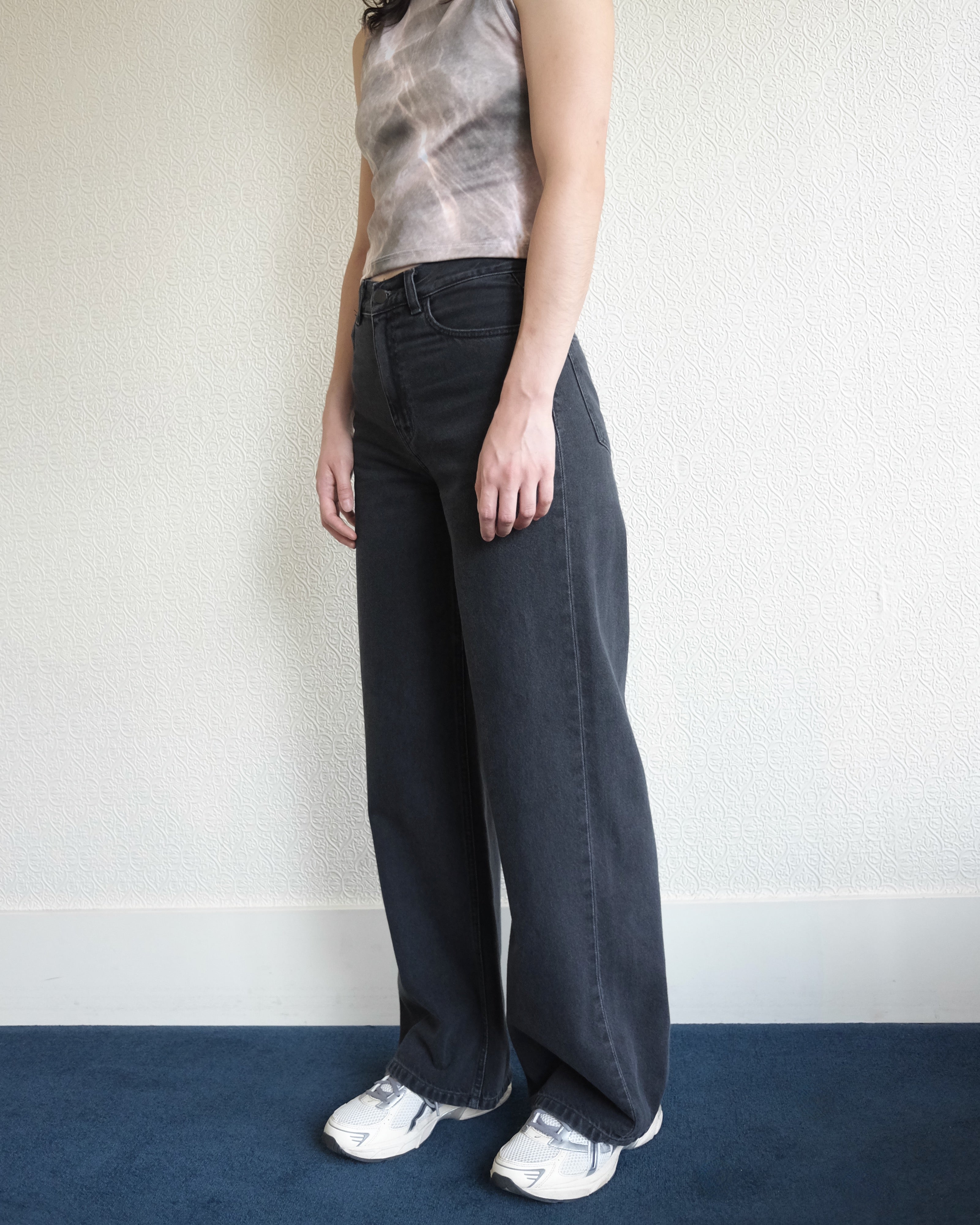 Jane Pant, Black Heavy Stone Wash