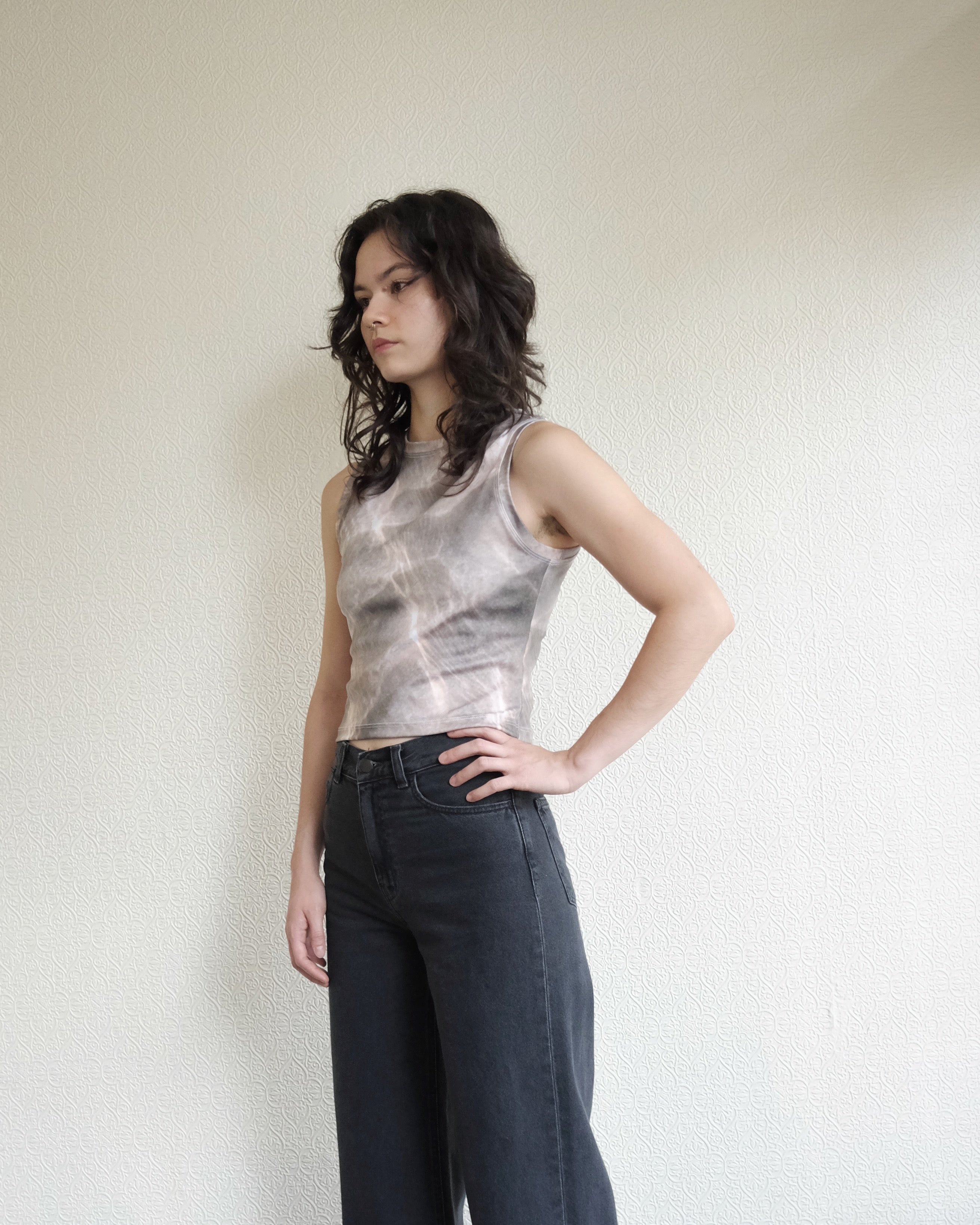 Jane Pant, Black Heavy Stone Wash