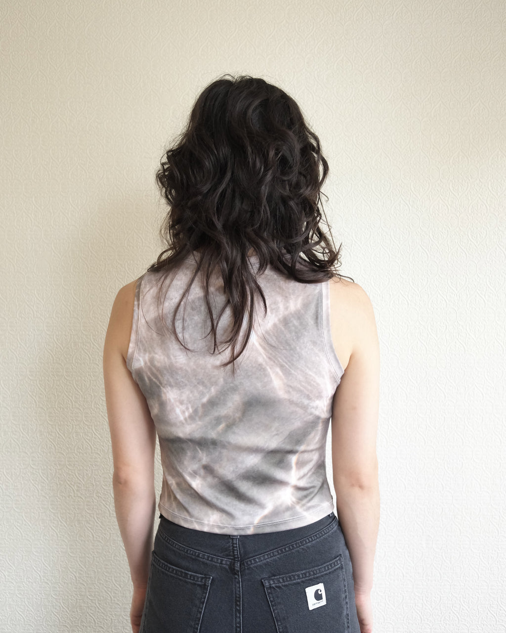 Waves High Neck Tank