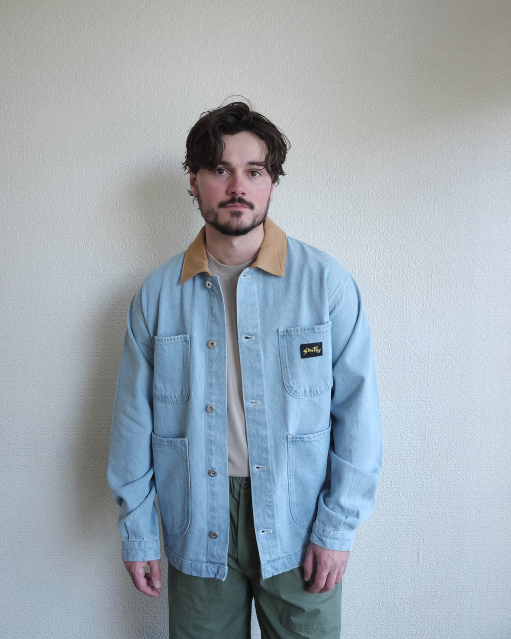Coverall Jacket, Ice Stone Denim