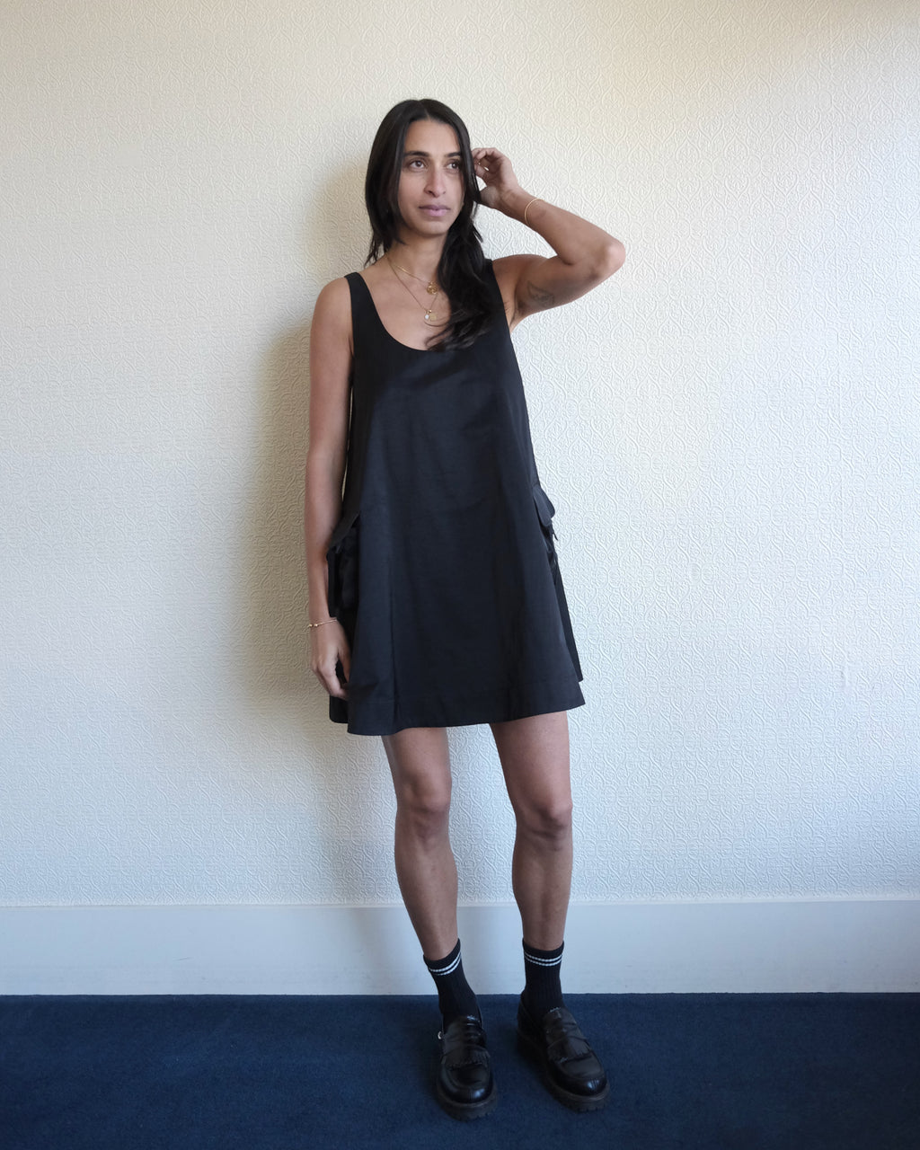Cairo Mini Dress, Black
