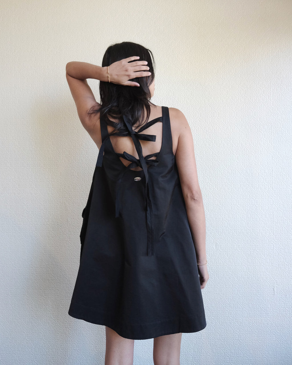Cairo Mini Dress, Black