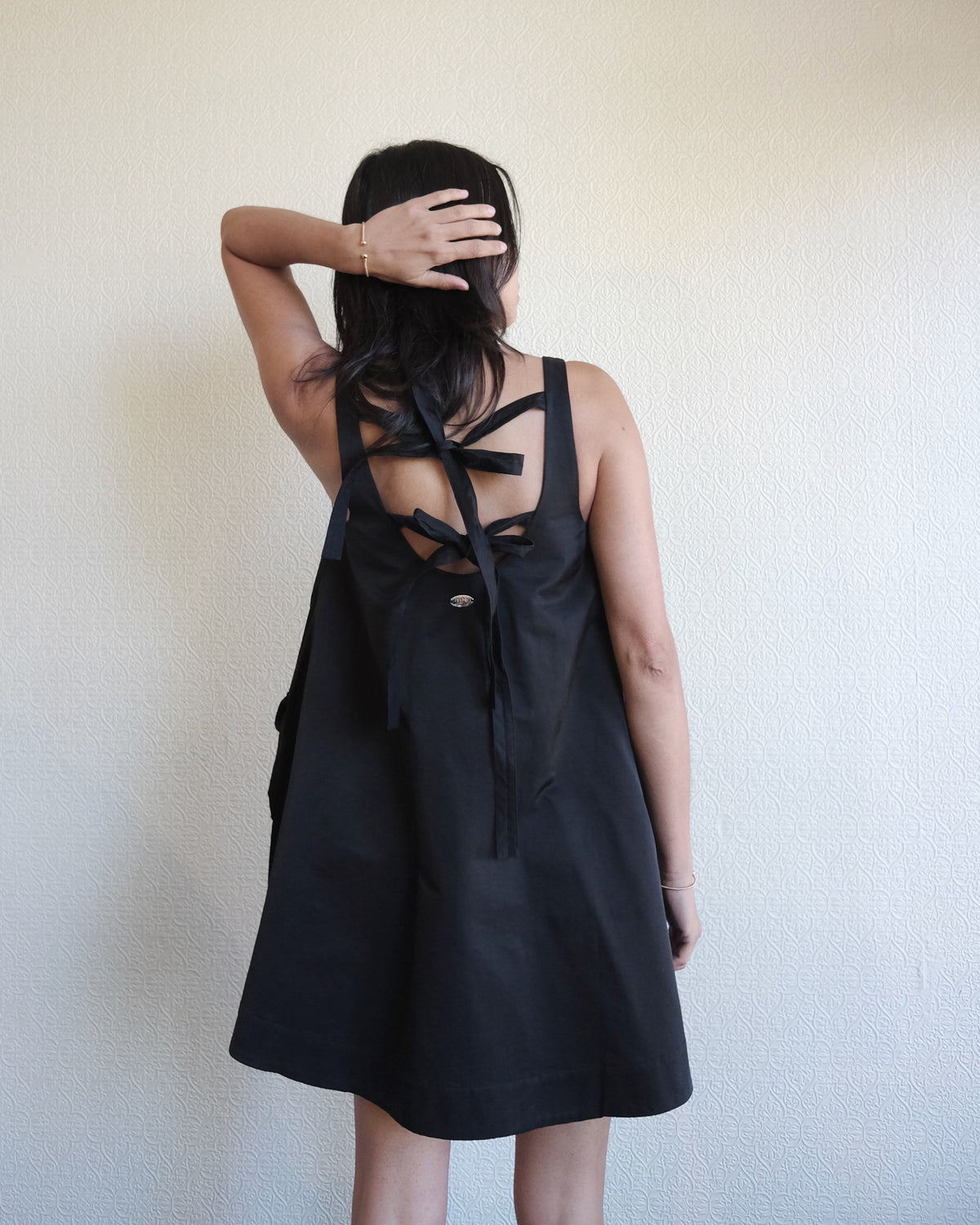 Cairo Mini Dress, Black