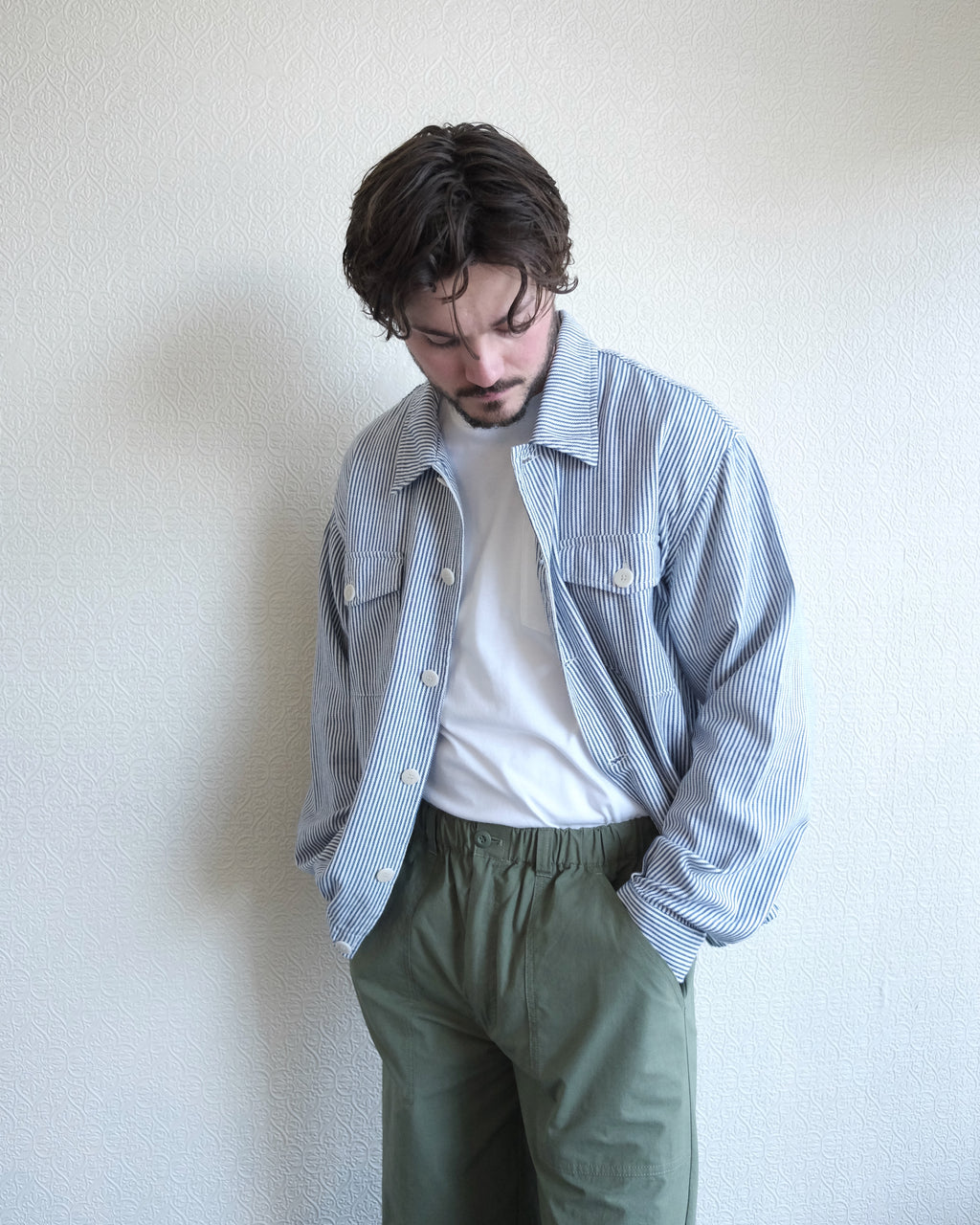 Silva Jacket, Blue Stripe