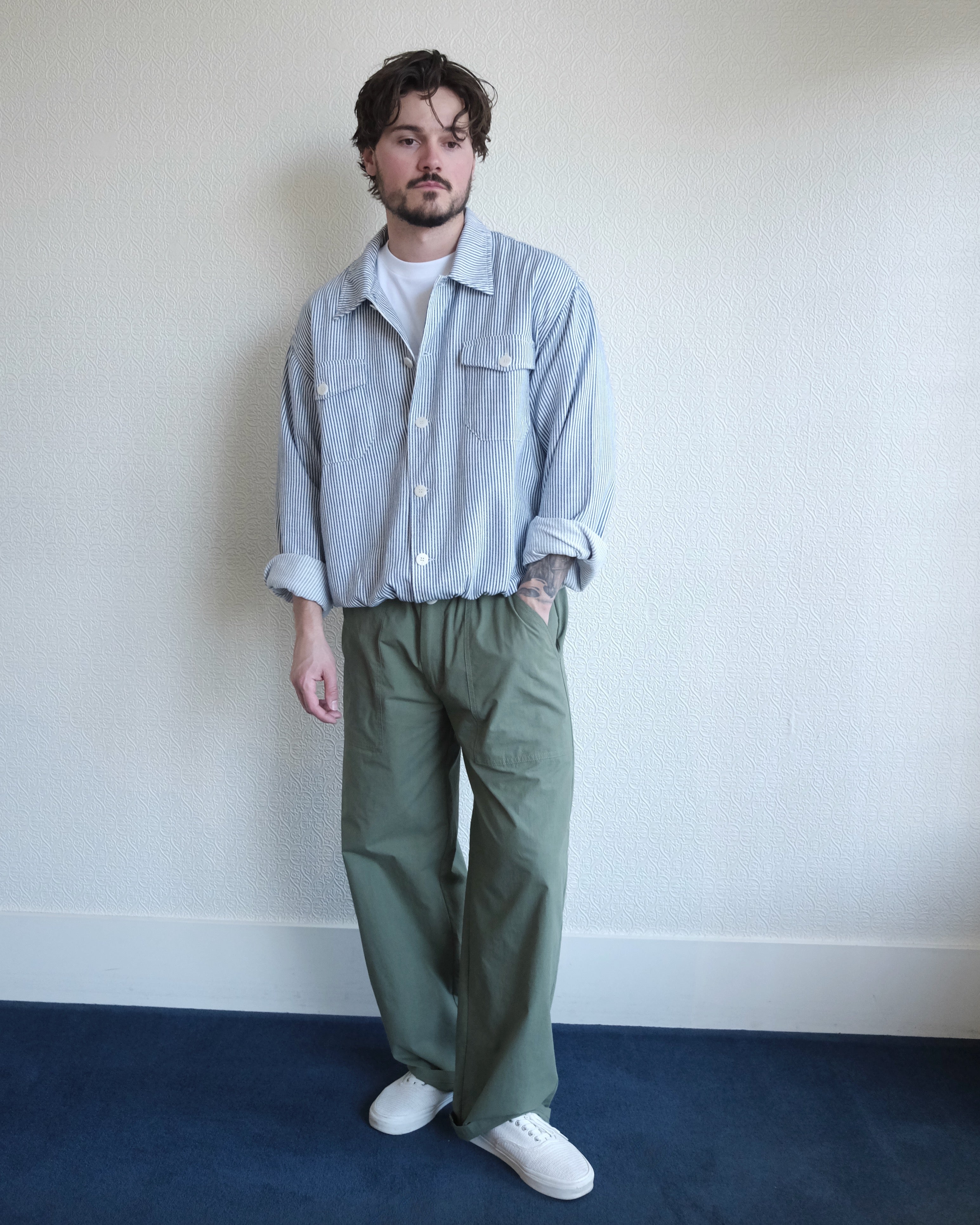 Silva Jacket, Blue Stripe
