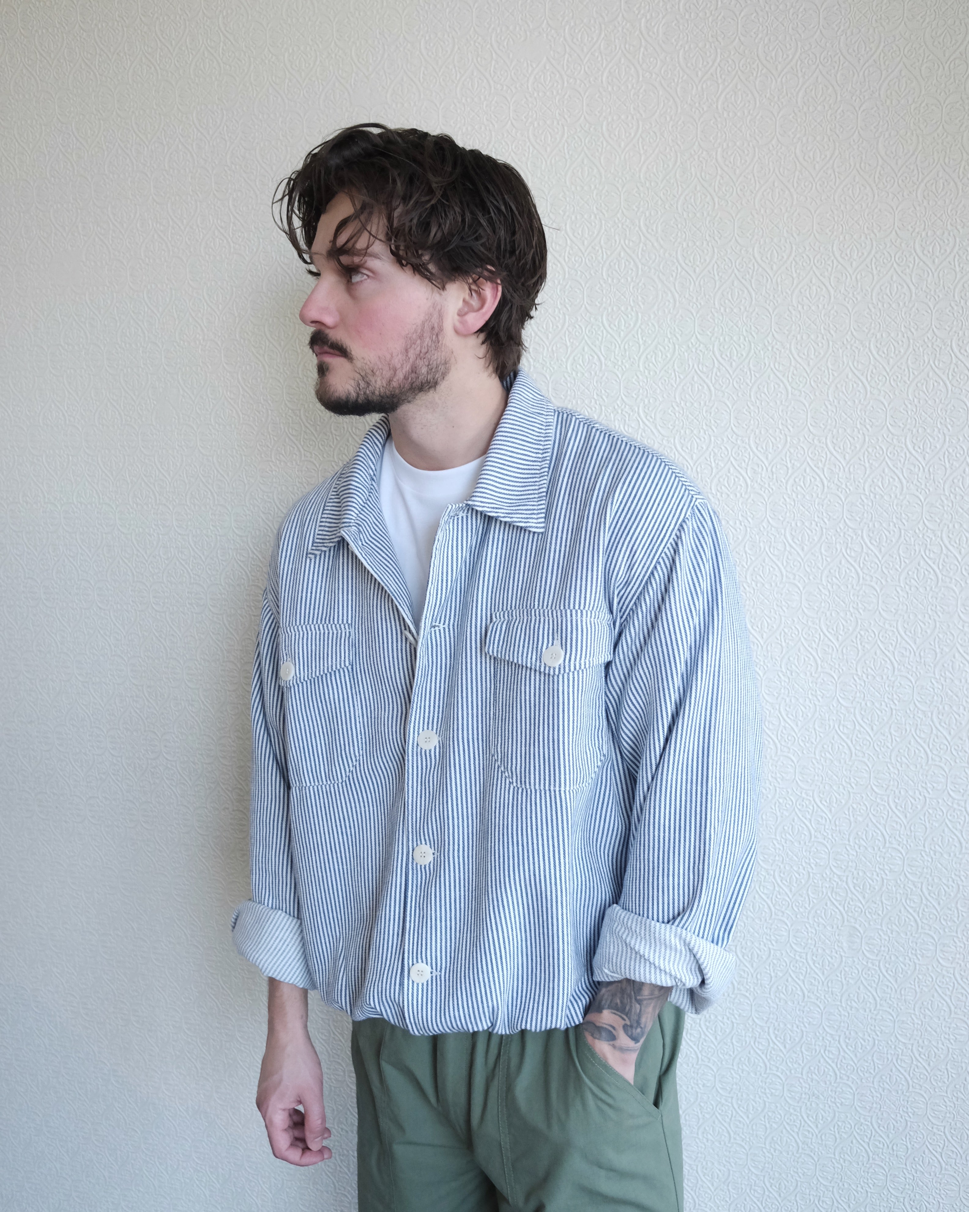 Silva Jacket, Blue Stripe
